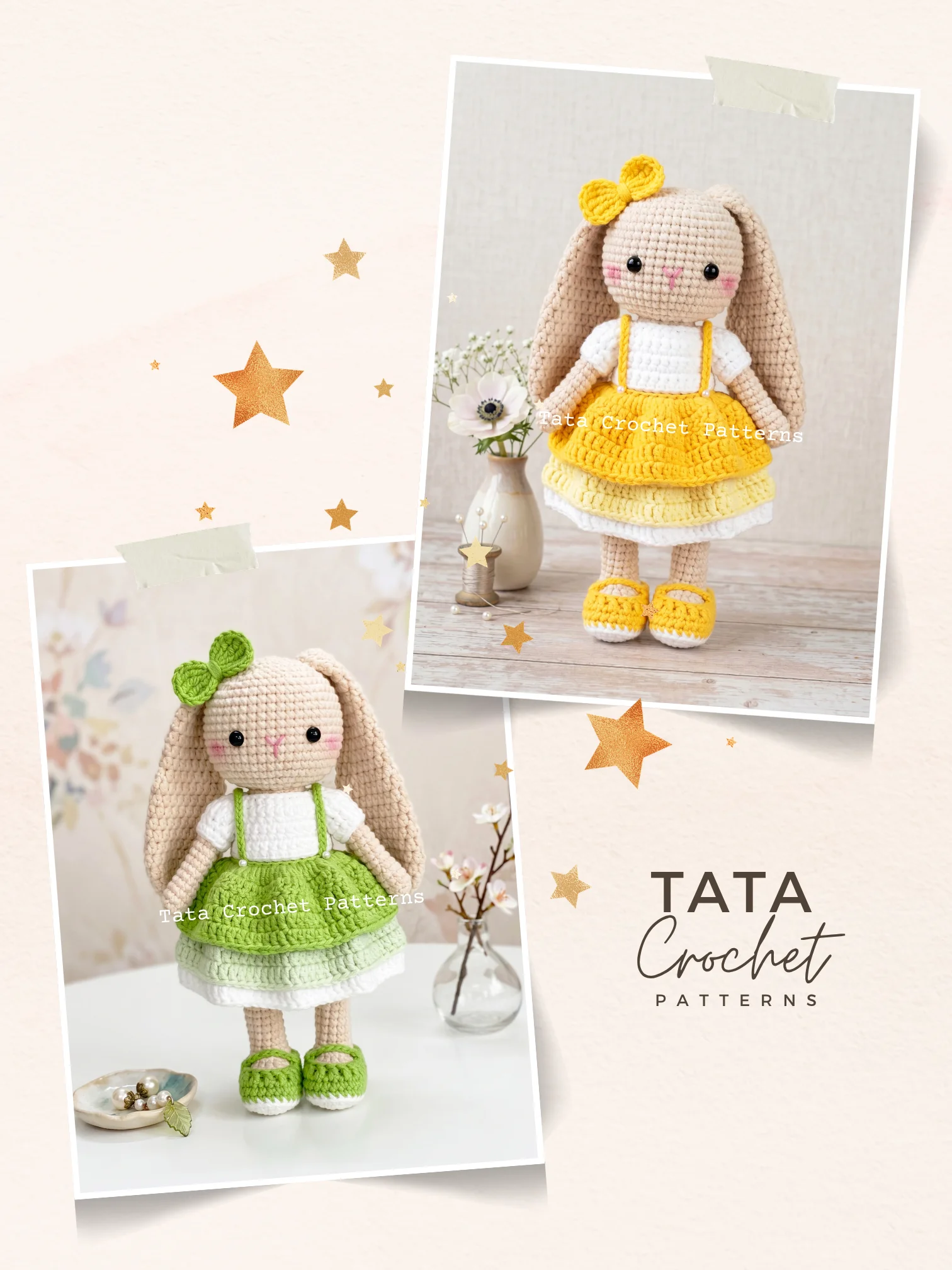 Bella the Sweet Bunny – Amigurumi Crochet Pattern | Digital Download PDF product image (7)
