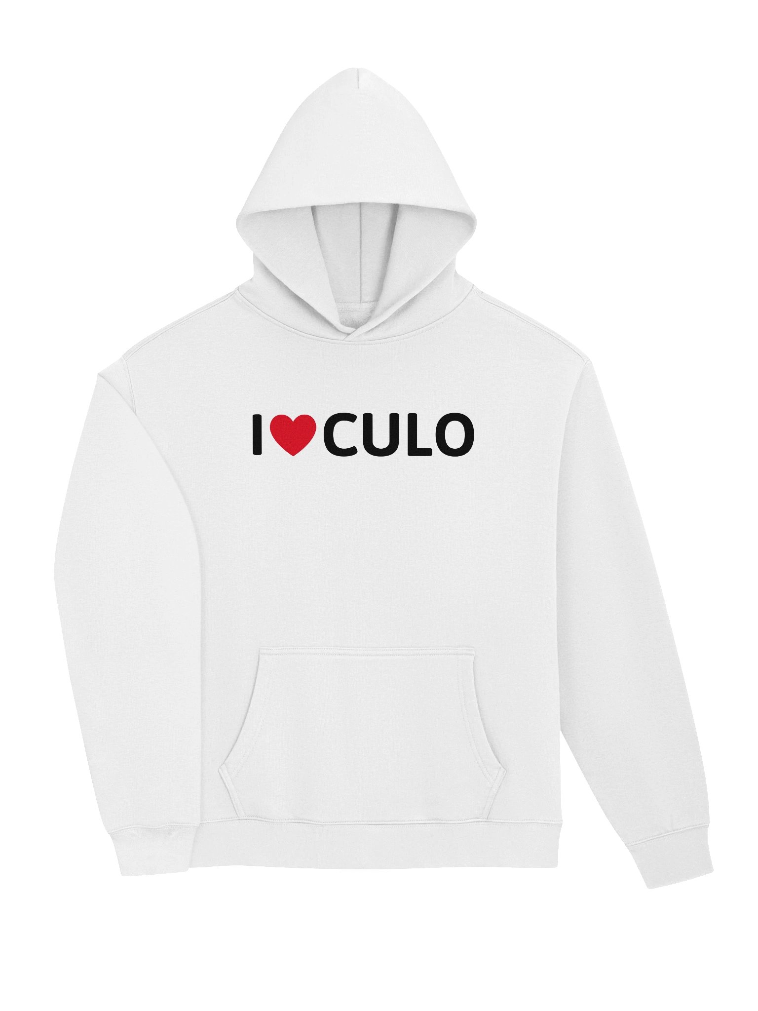 I ♥️ CULO hoodie white product image (3)