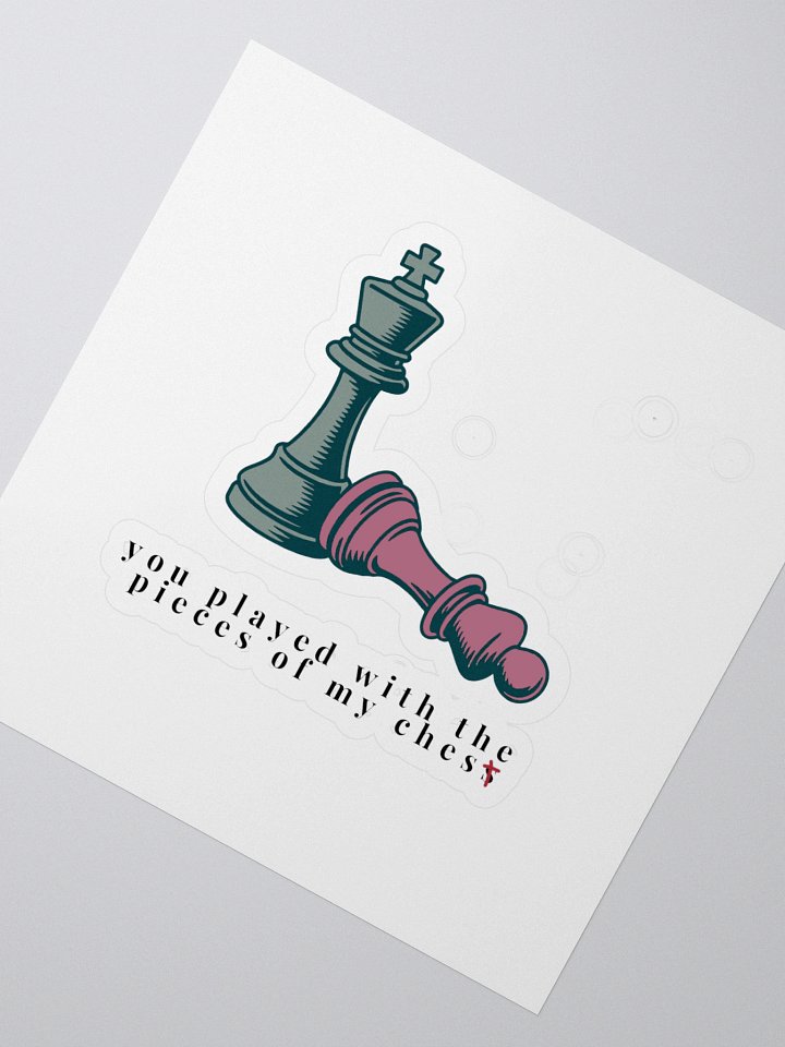 Checkmate Collection: King and Pawn Kiss Cut Stickers product image (2)