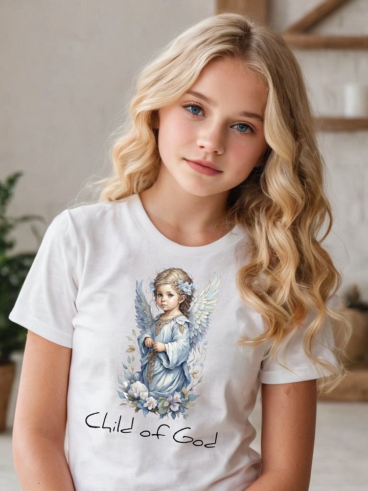 Angelic Child of God Blue Floral product image (1)