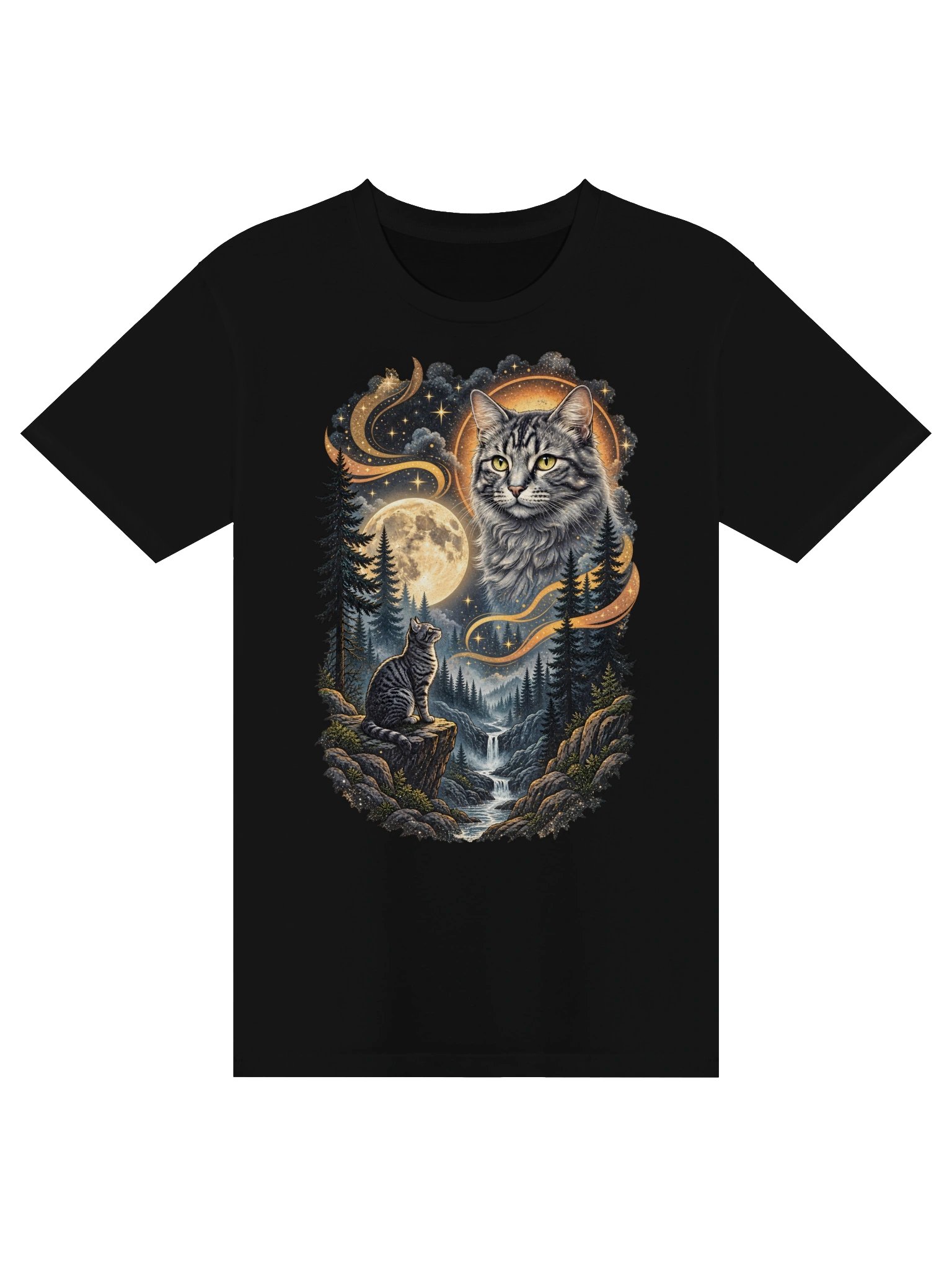 Vintage Moon Cat Shirt product image (1)