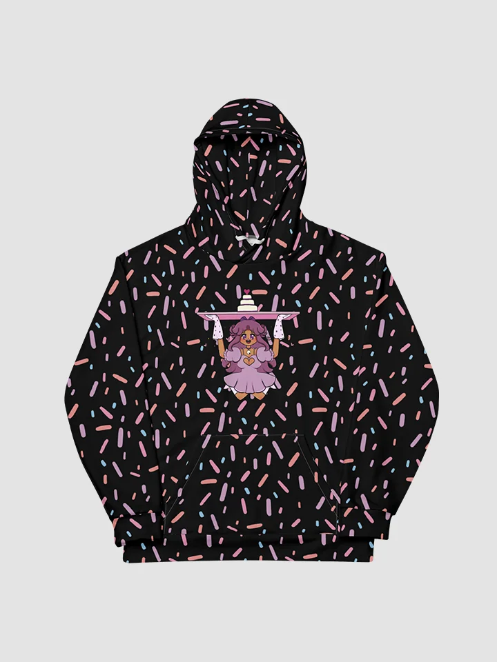 Black Forest Sprinkles Hoodie Unisex Sizing product image (3)