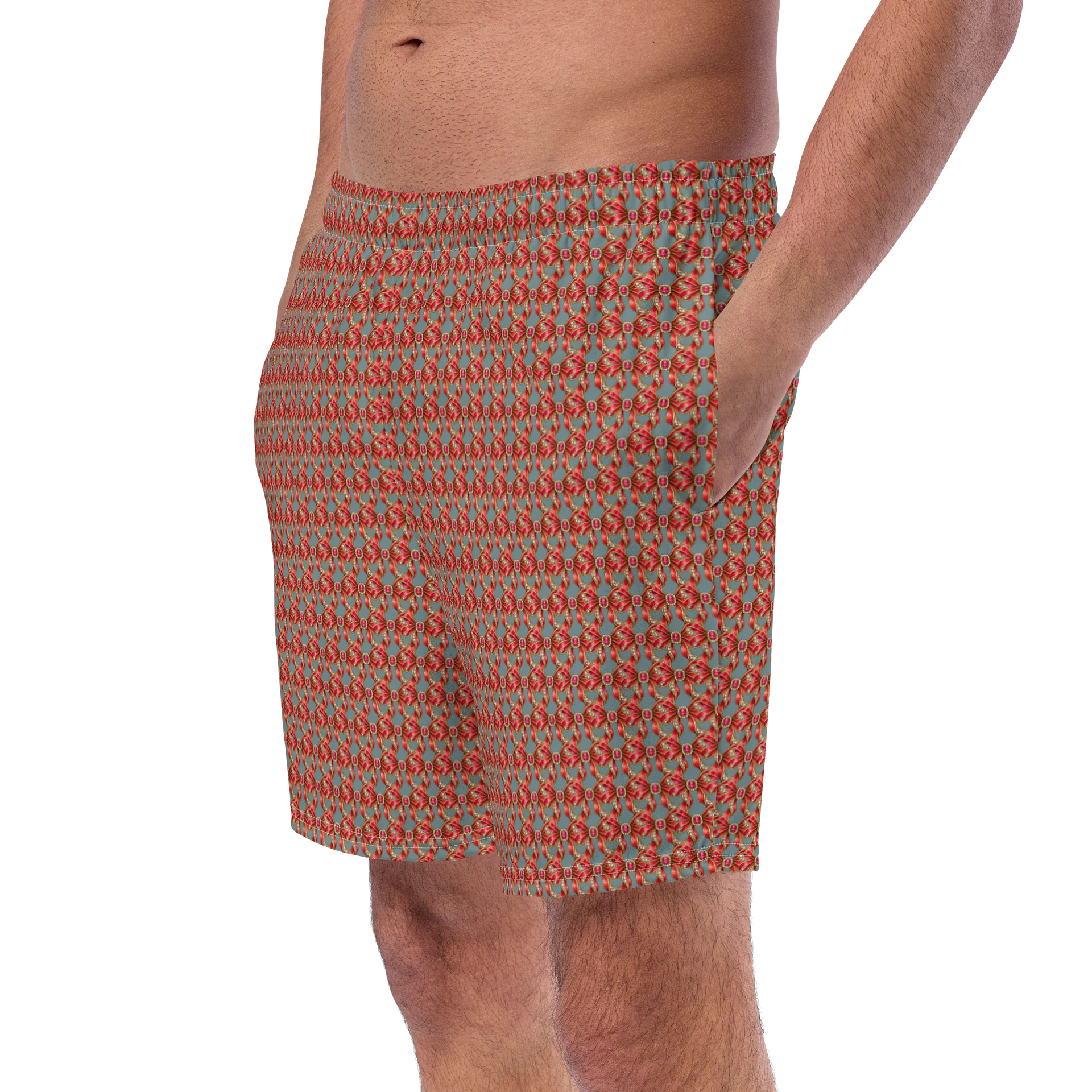 Geometric Mosaic Swim Trunks product image (2)