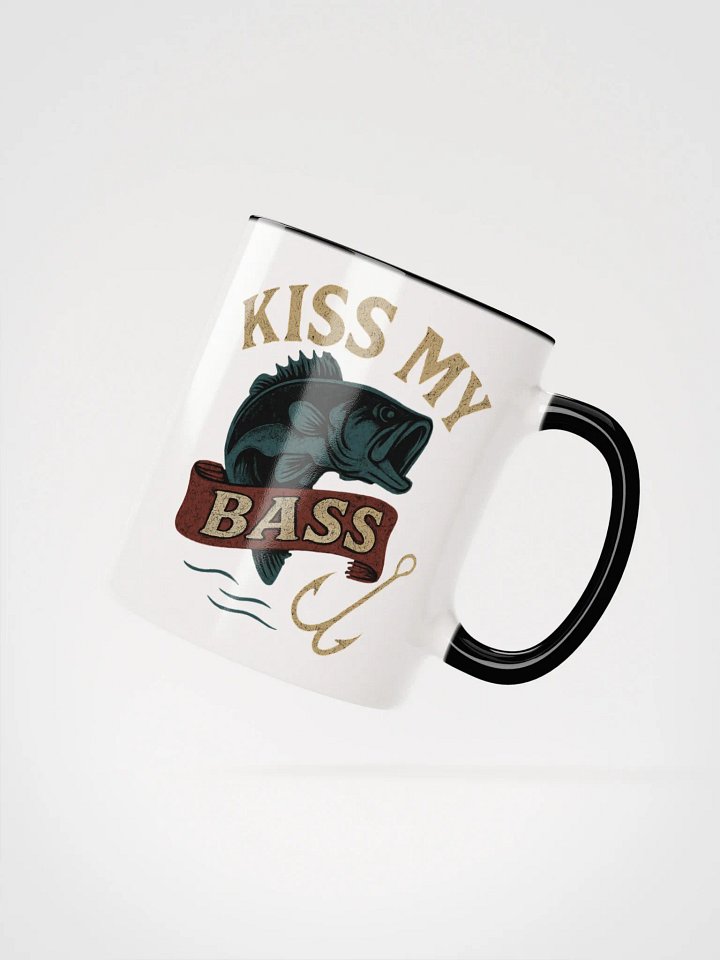Kiss My Bass Coffee Mug – Vintage Funny Fishing Gift product image (12)