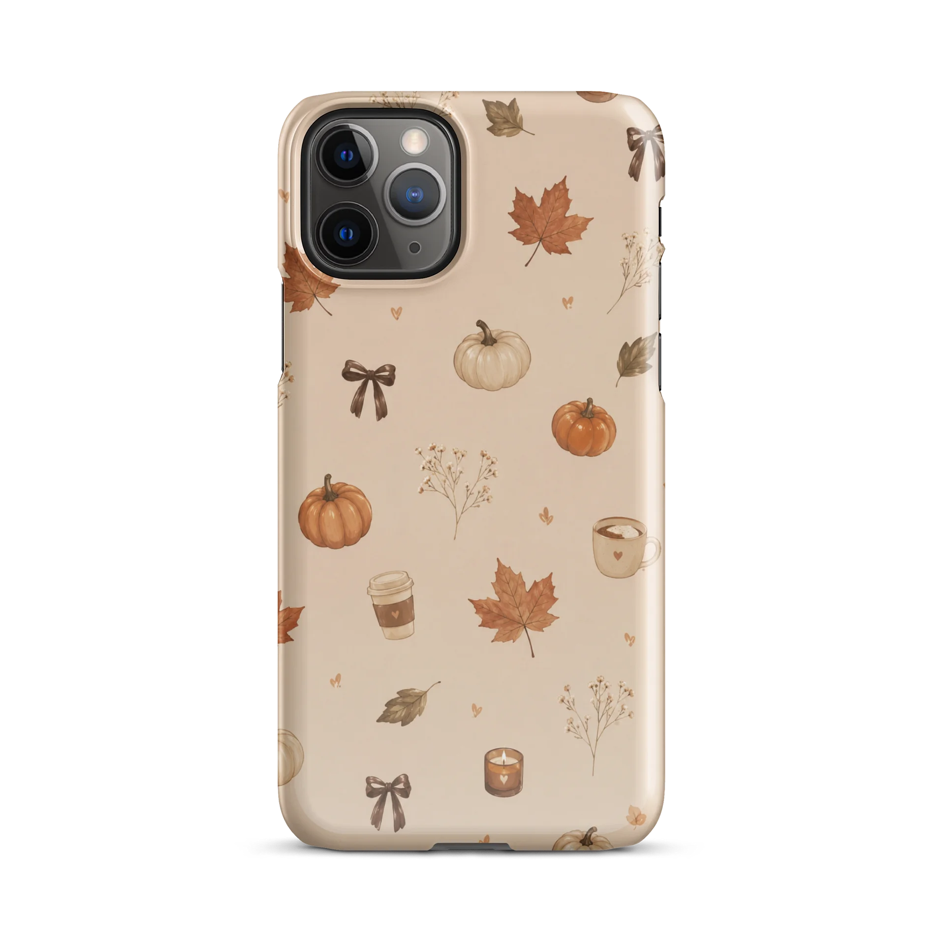 Autumn Pumpkin Pattern iPhone Snap Case product image (29)