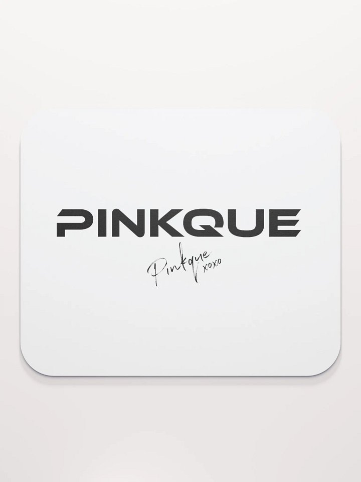SIGNED PINKQUE MOUSE PAD product image (2)