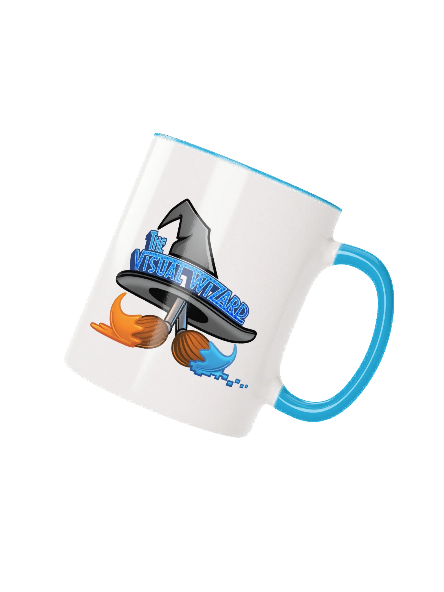 The Viz Wiz Logo (Full Color) Ambidextrous Coffee Mug of Holding product image (2)