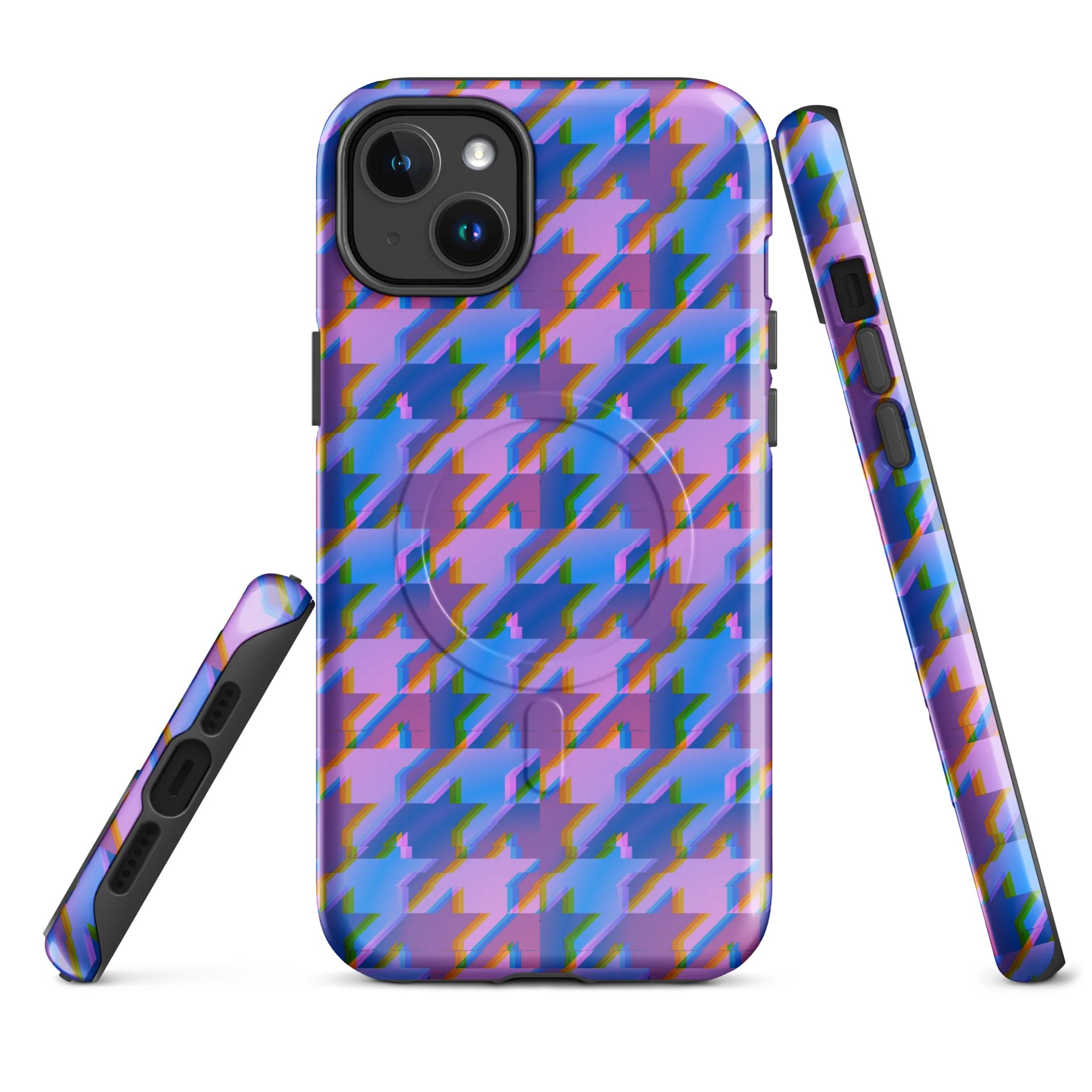 Houndsglitch x Vaporwave MagSafe® Tough Case for iPhone® product image (1)