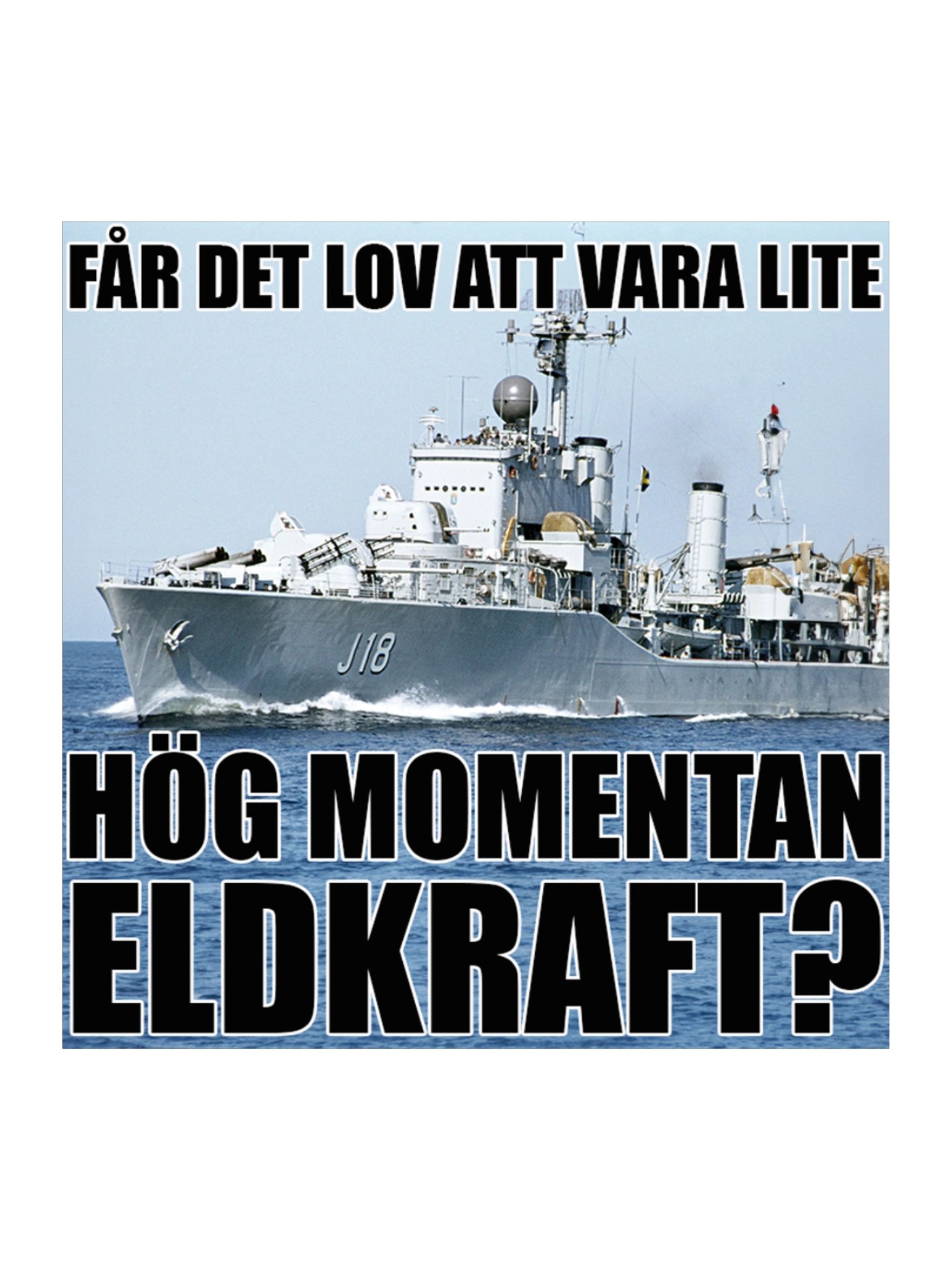 Får det lov att vara lite hög momentan eldkraft? -Halland (Sticker) product image (2)