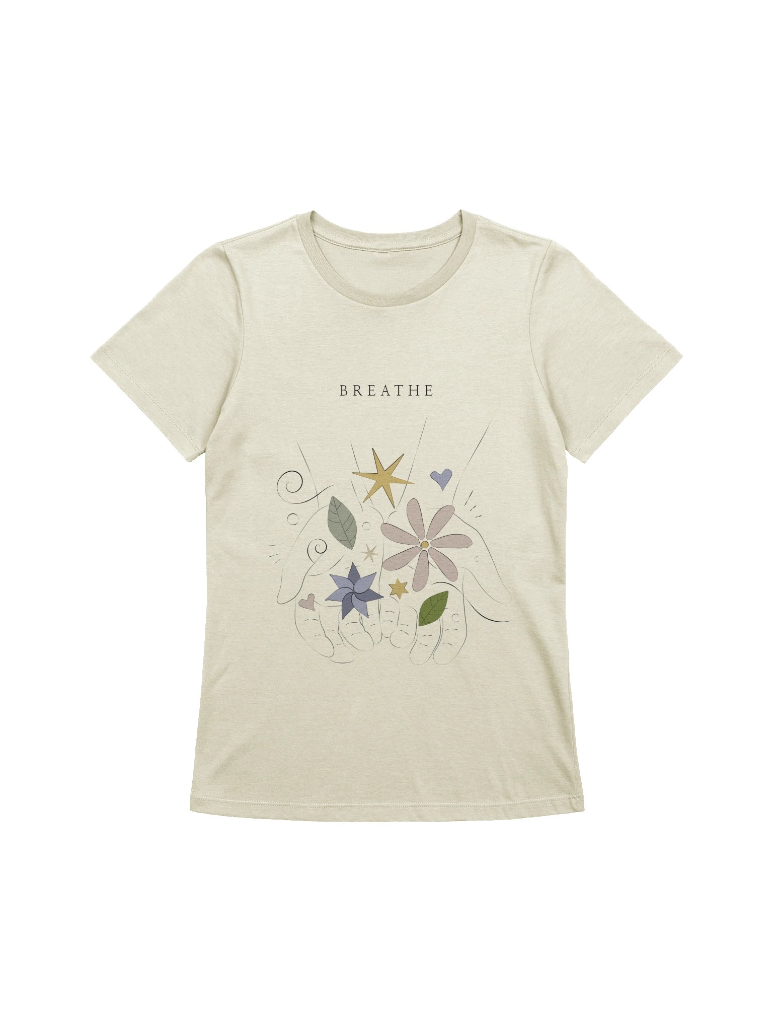 Breathe Yoga/ Meditation Women's Tee product image (2)