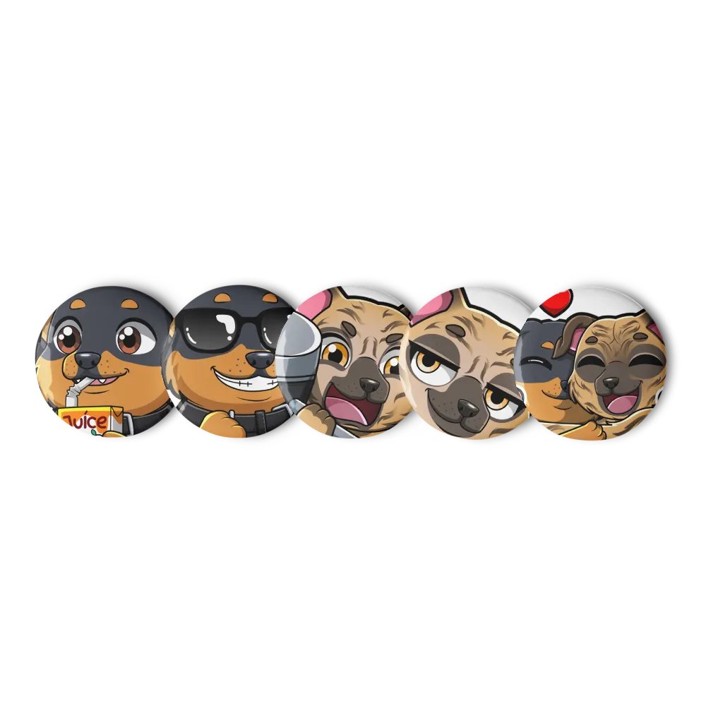 Steelyx & Kona Pin Button Set product image (4)