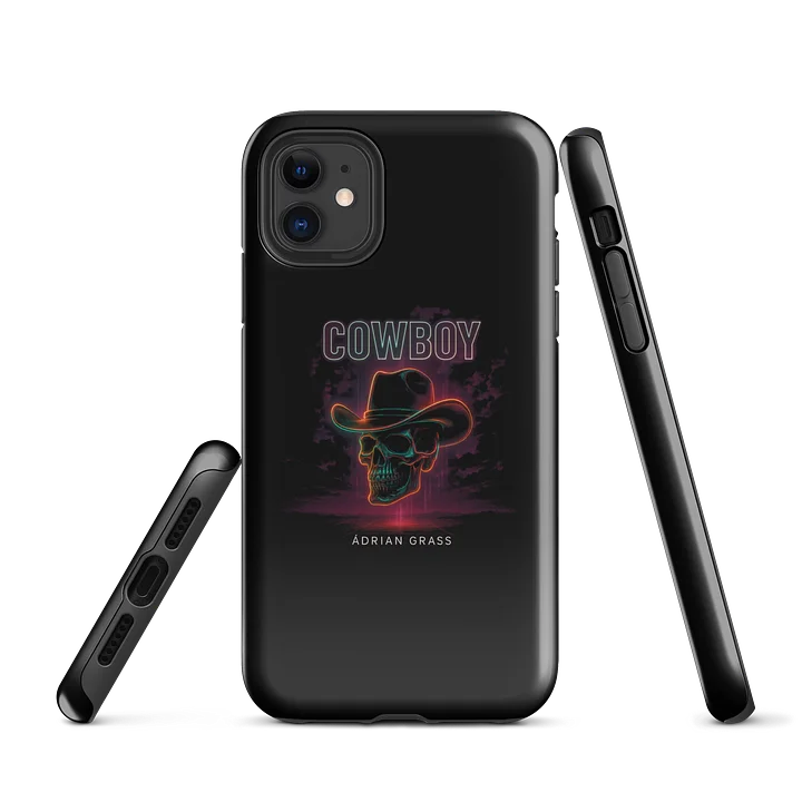 COWBOY Phone Case — Neon Skull (Black) product image (1)