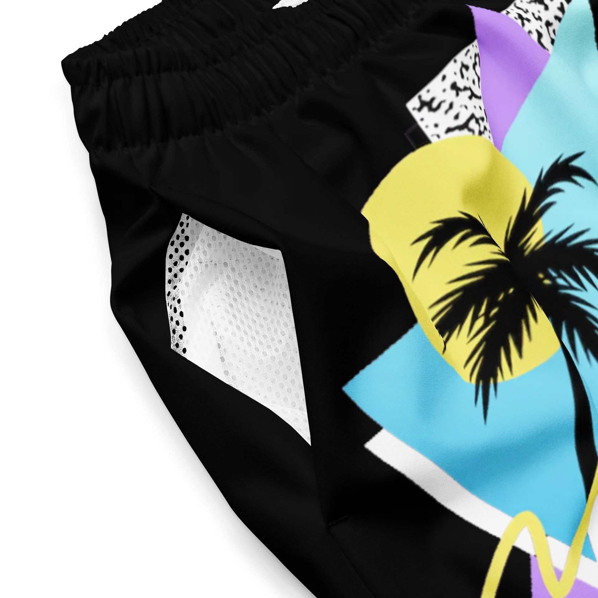 80s 90s PASTEL SURFBOARD SHORT SWIM TRUNKS product image (3)