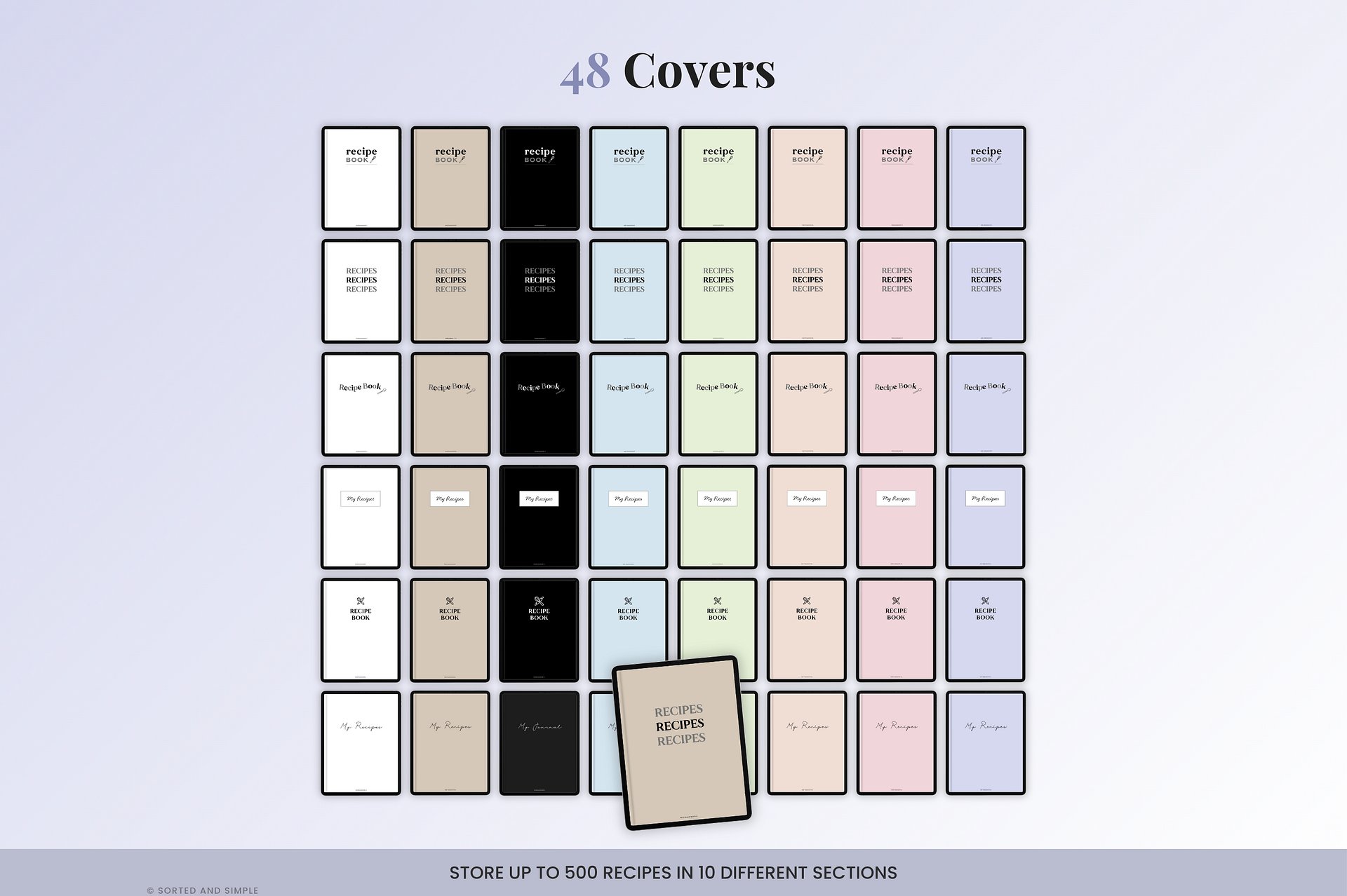 Digital Recipe Book - Purple product image (6)