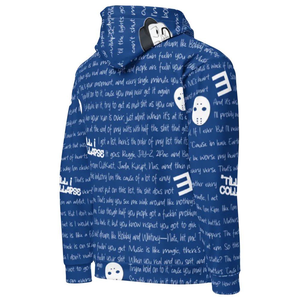 'Till I Collapse - Eminem - BLUE - Unisex Hoodie product image (4)