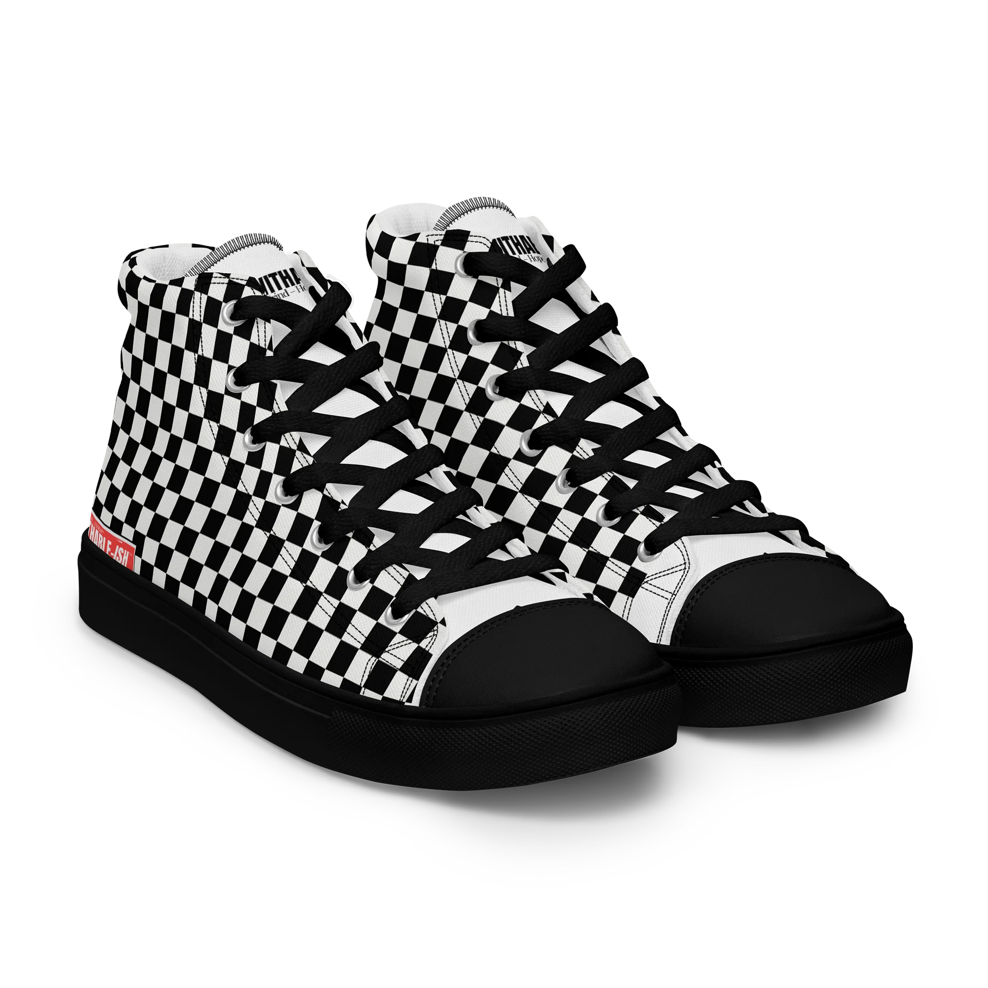 UNF★CKWITHABLE-ISH™ Women's Hand-made Streetwear Shoes Checkered product image (8)