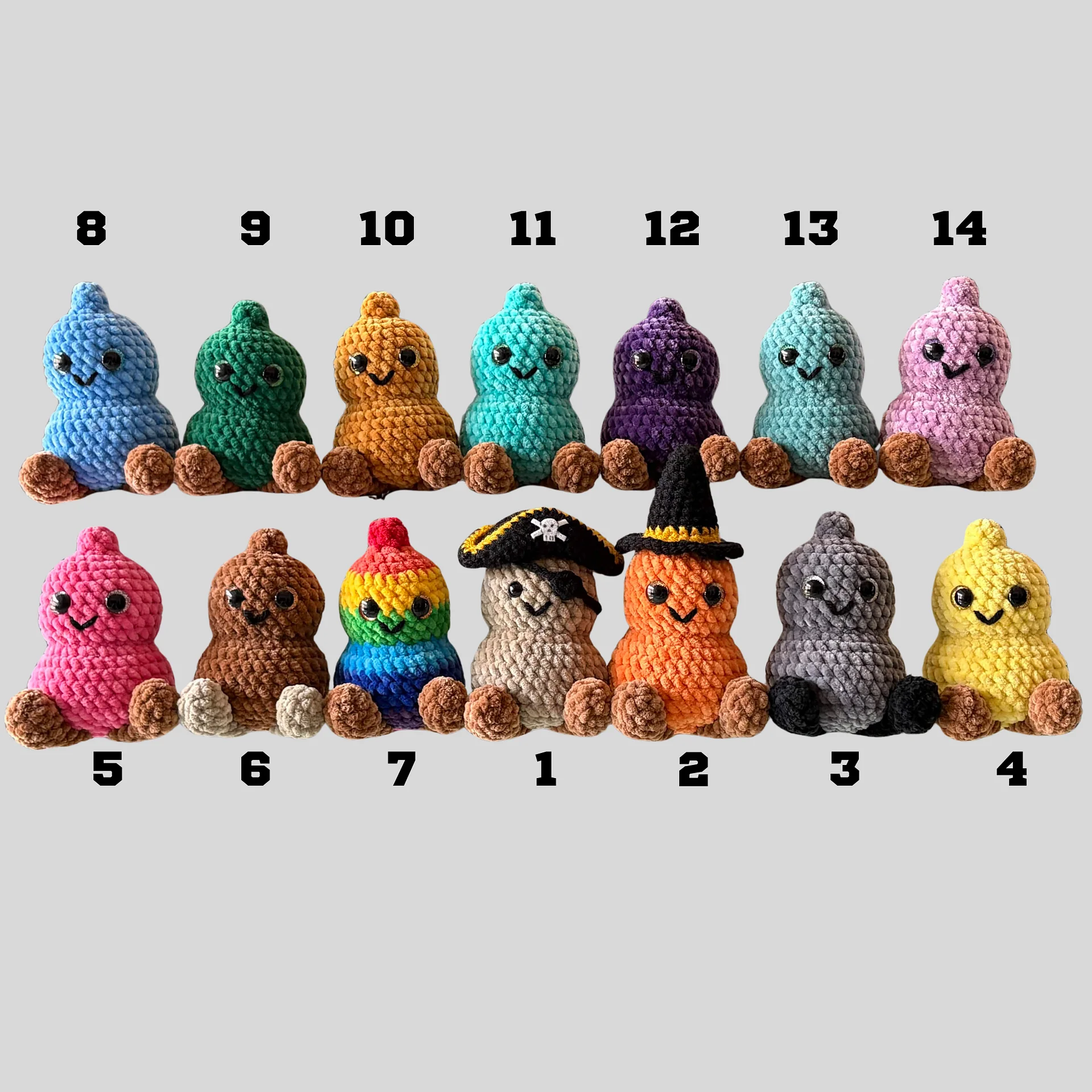 Mystery Box Colored Lil' NutNut Plushie *LIMITED EDITION* product image (1)