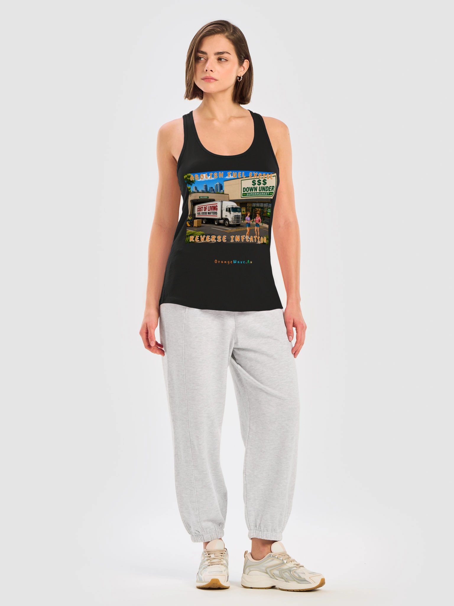 Abolish Fuel Excise Reverse Inflation Racerback Tank product image (25)
