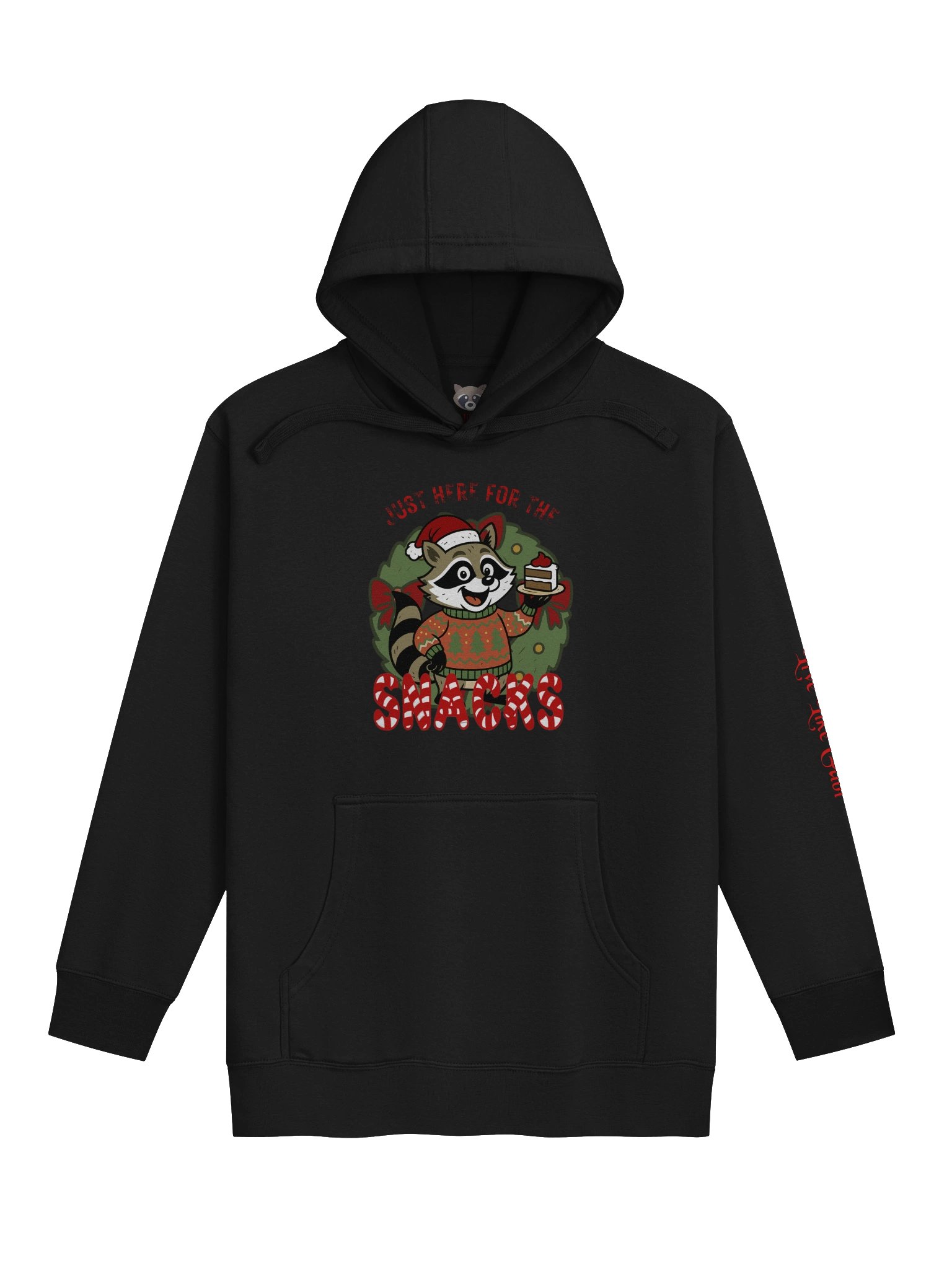 Just Here for the Snacks Holiday Hoodie product image (16)