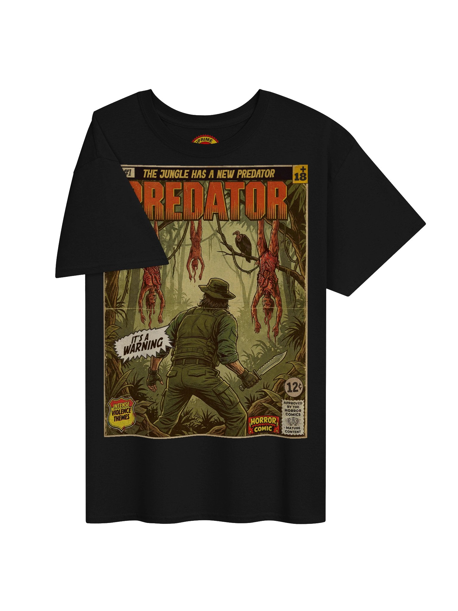 Predator Movie Comic Art (2) T-Shirt product image (3)