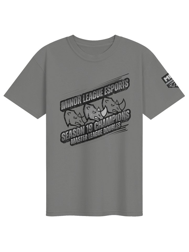 Rhinos Season 19 Champions T-Shirt (ML Doubles) product image (8)