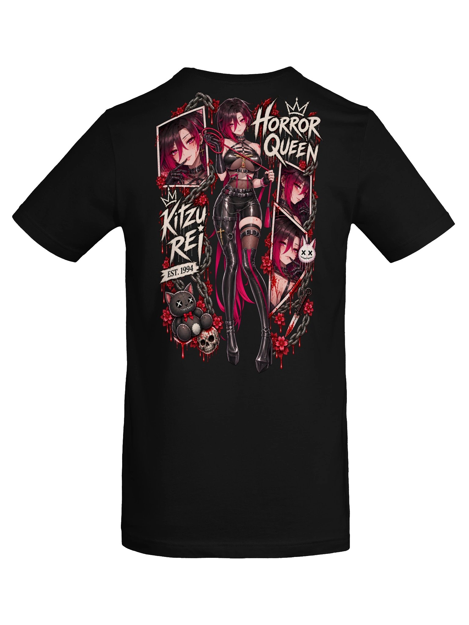 KITZUREI Gothic Red Wordmark Tee product image (6)