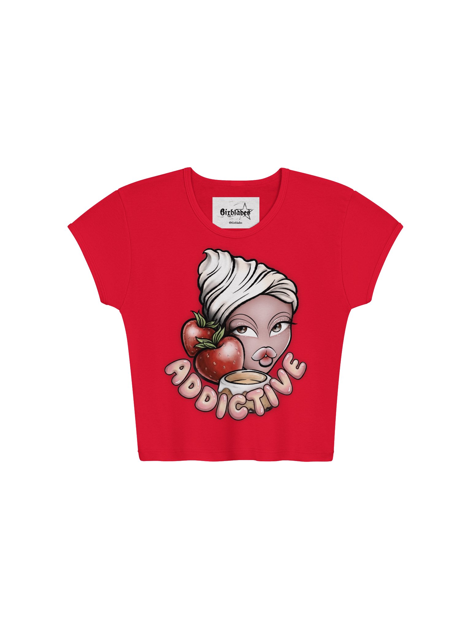 6ixblades Addictive Baby Tee product image (3)