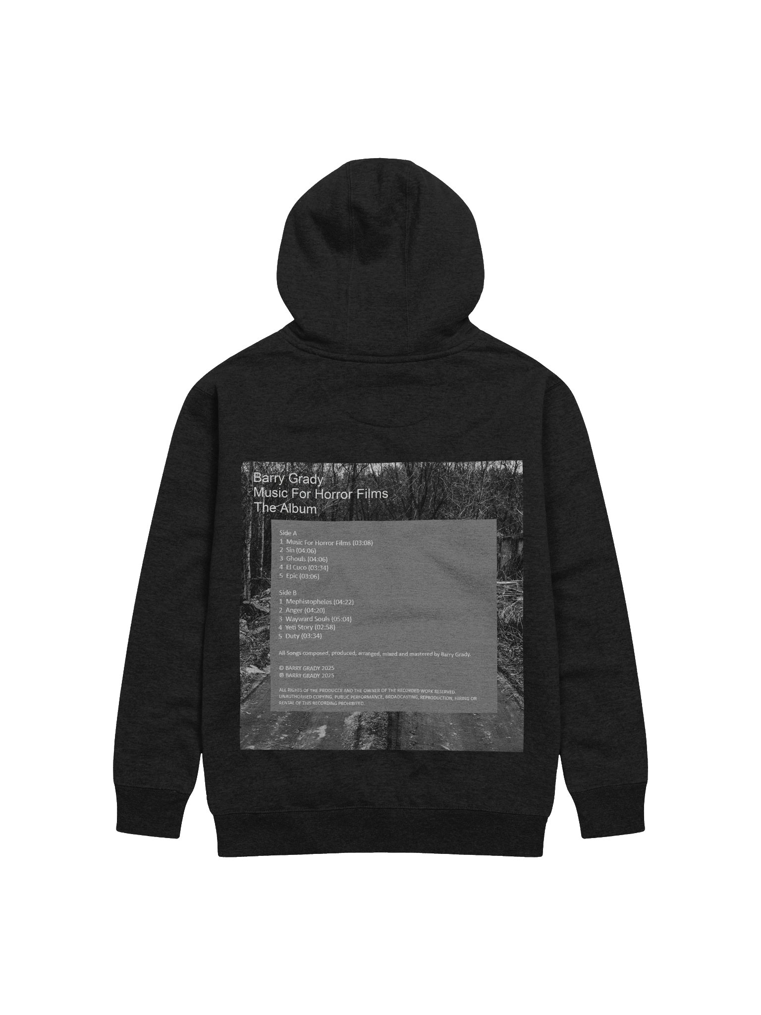 'Music For Horror Films' Unisex Hoodie product image (18)