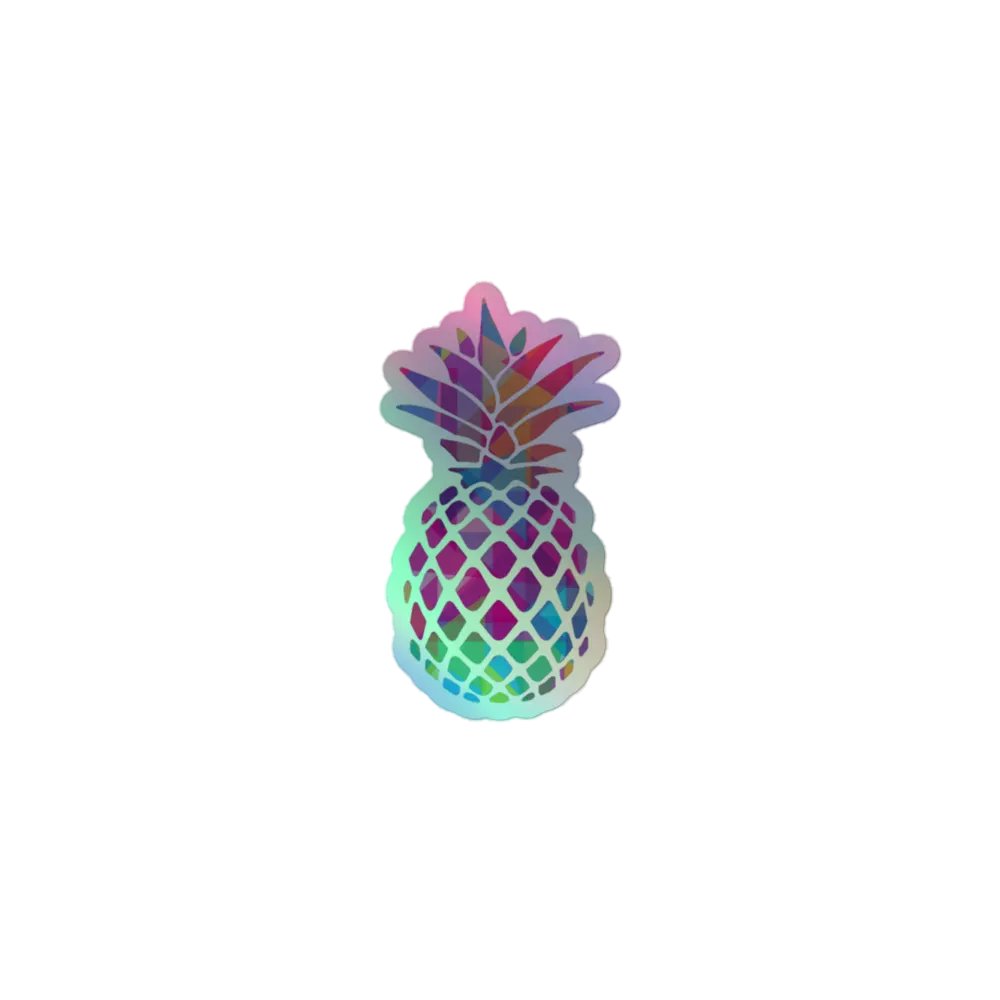 Prismatic Pineapple Holographic Sticker Sheet product image (1)