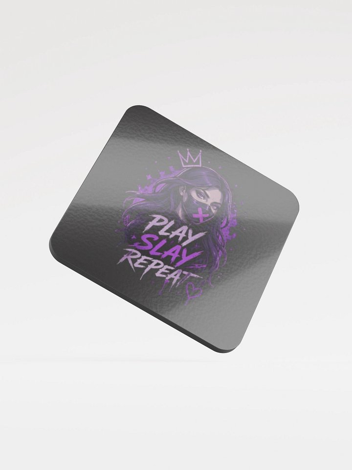 Rebellious Royalty Play + Slay Cork Coaster product image (1)