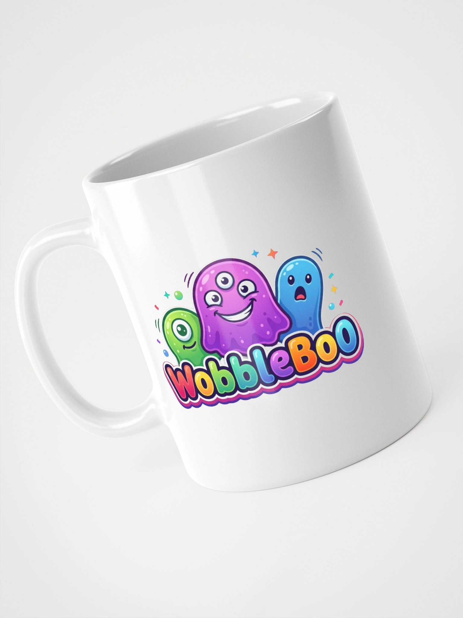 WobbleBoo Hope White Glossy Mug product image (5)