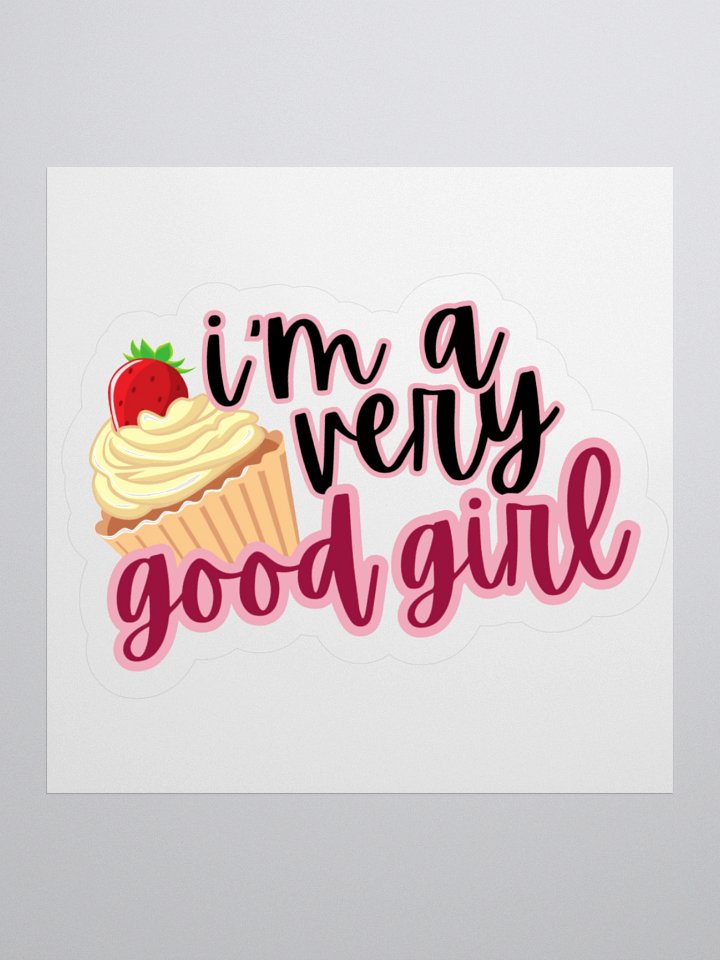 Good Girl Sticker (3″ × 3″) product image (1)