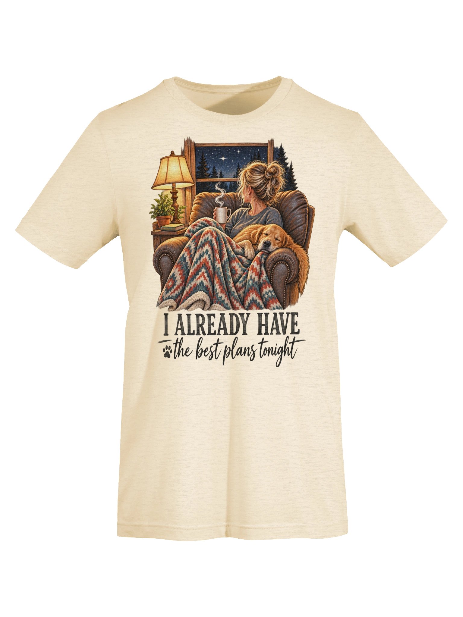 I Already Have the Best Plans Tonight Dog Lover Tee product image (76)