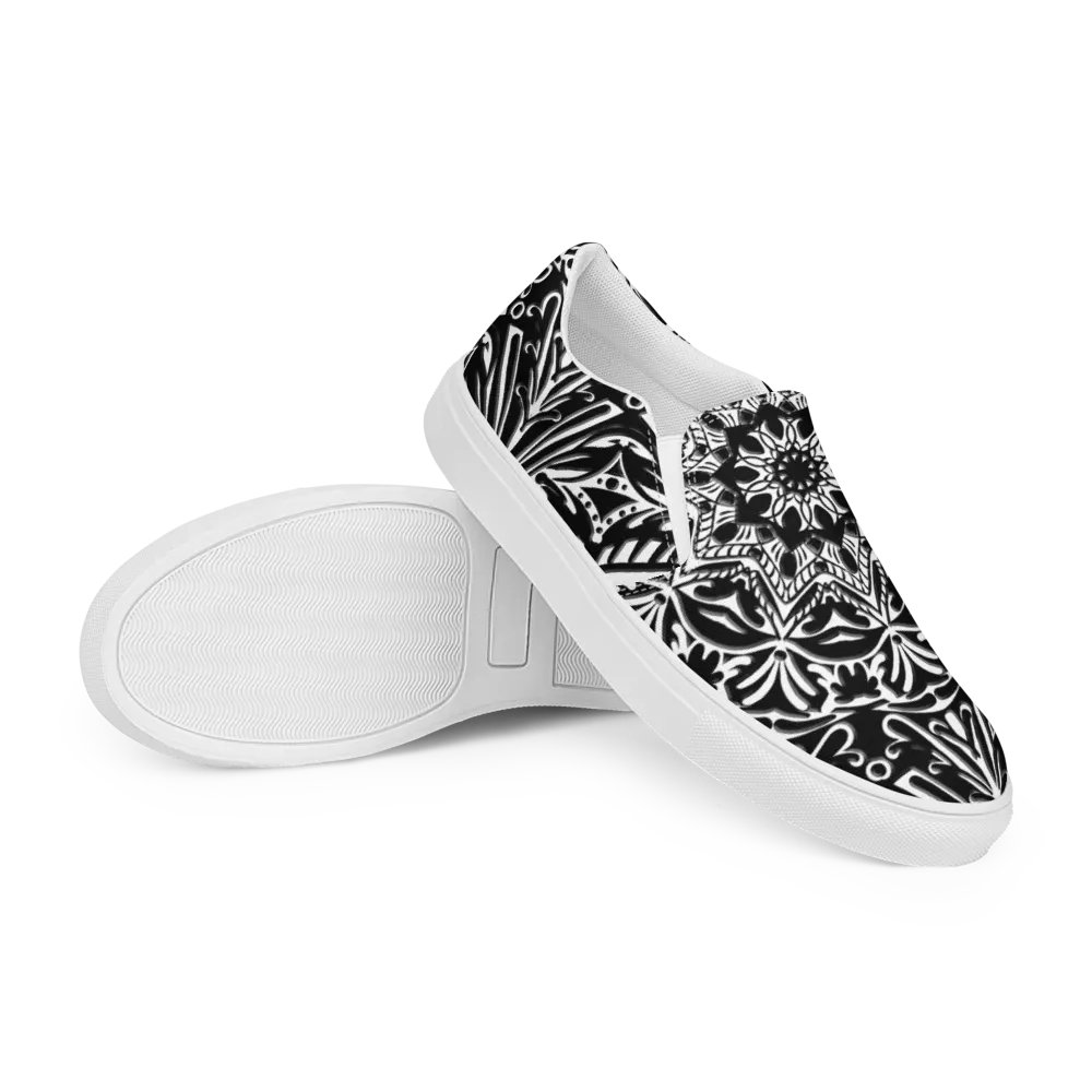 Floral Symmetry Slip-Ons product image (3)
