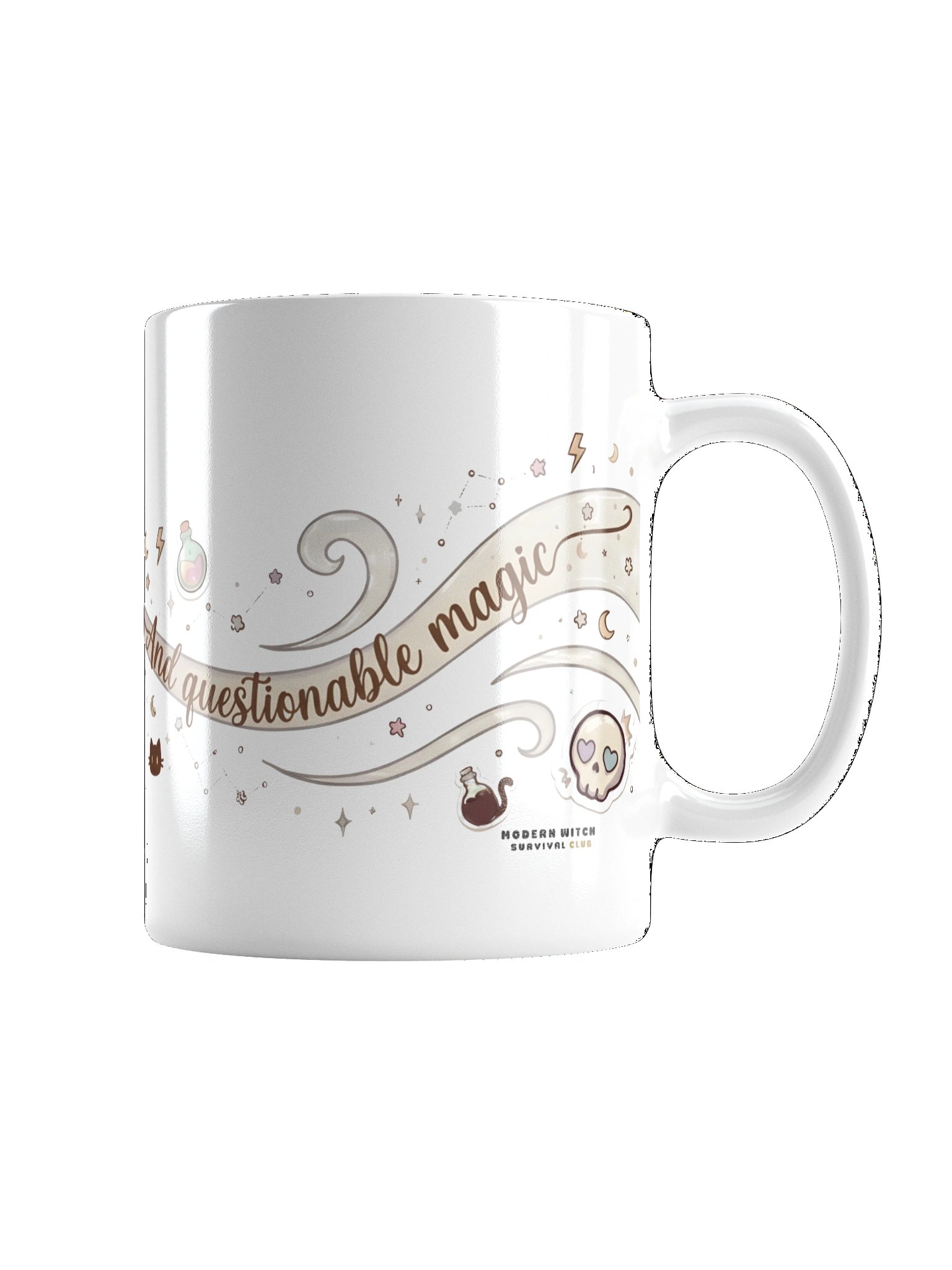 Running on Caffeine and Questionable Magic - Cozy Witch Mug product image (3)