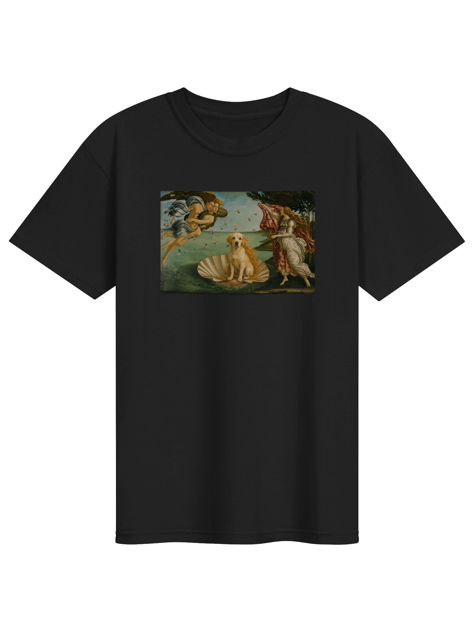 Labrador Retriever The Birth of Venus T-Shirt product image (1)