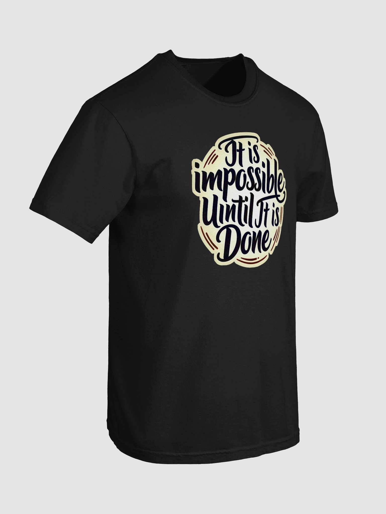 Bold Script Motivation T-Shirt product image (78)