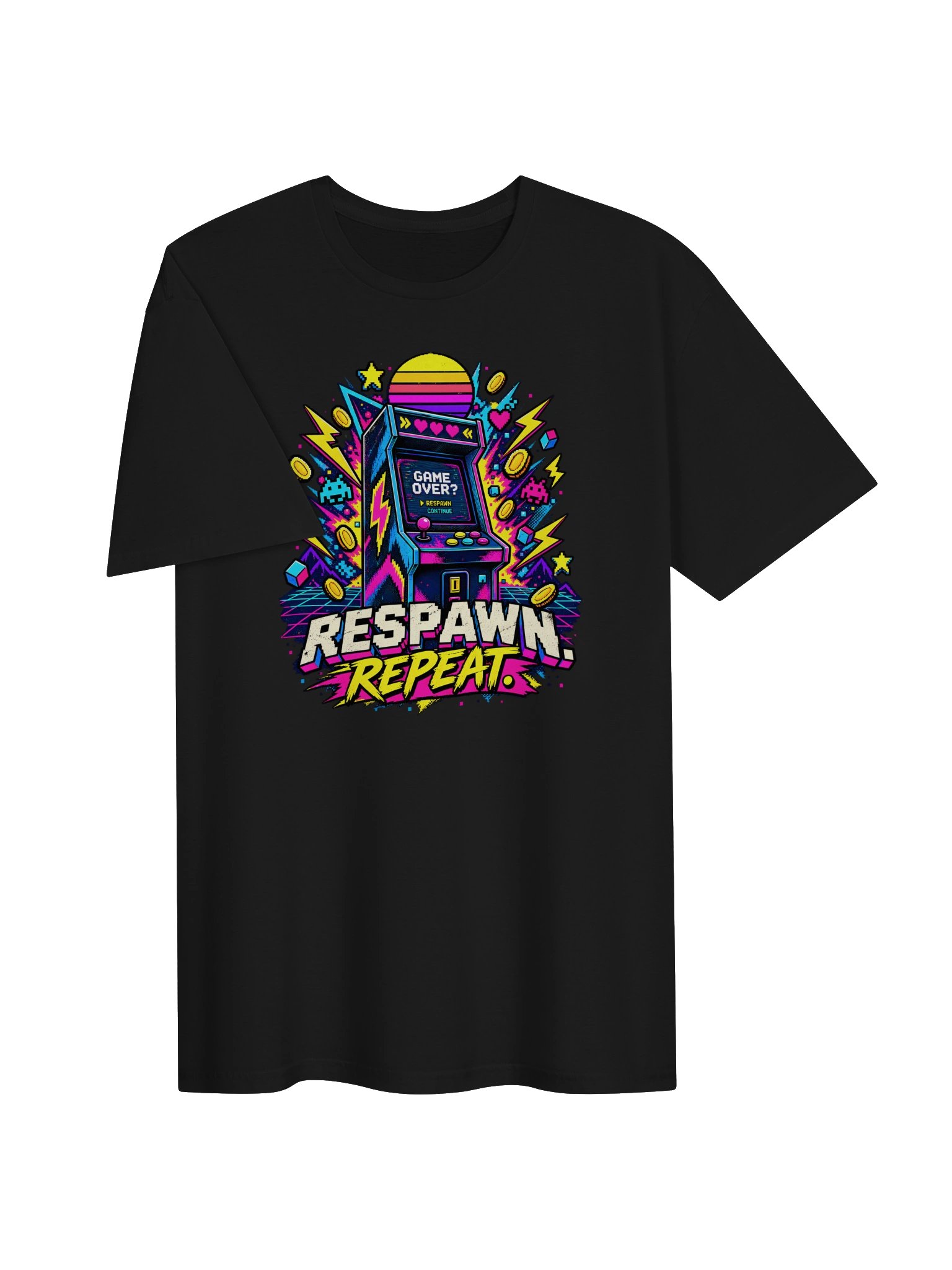 Respawn Repeat Retro Arcade Tee product image (3)