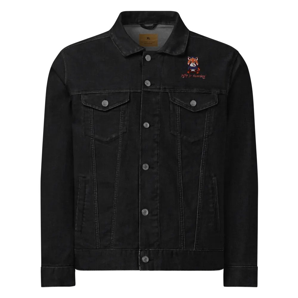 Jiffy Red Panda Denim Jacket product image (4)