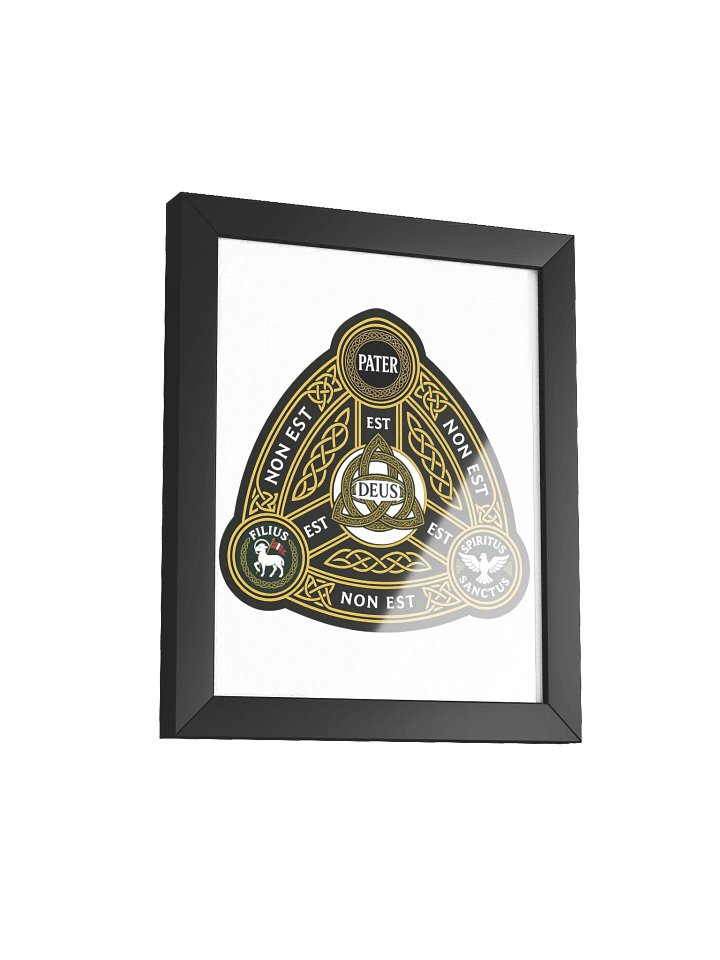 Scutum Fidei (shield of the Trinity) framed poster product image (7)