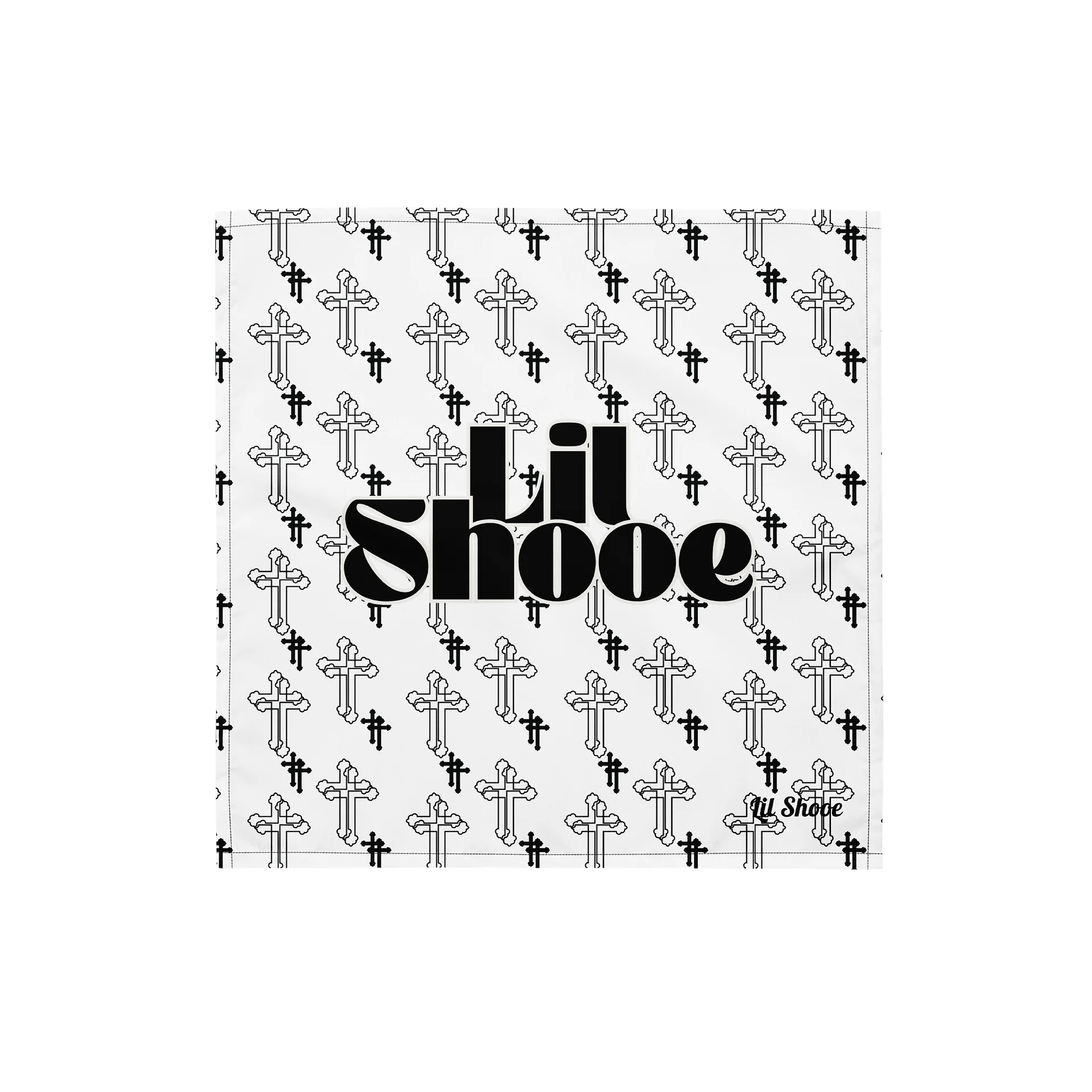 Lil Shooe Bold Logo Cross Bandana product image (1)