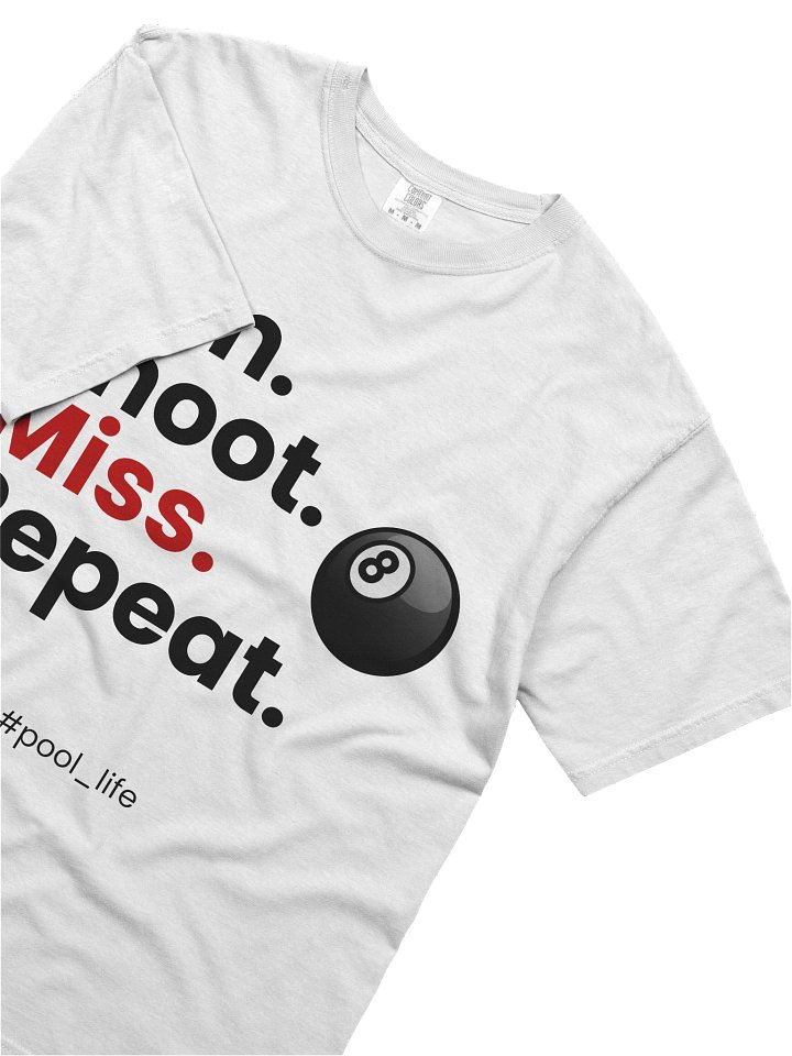 8-ball Pool Life T-shirt (White) product image (2)