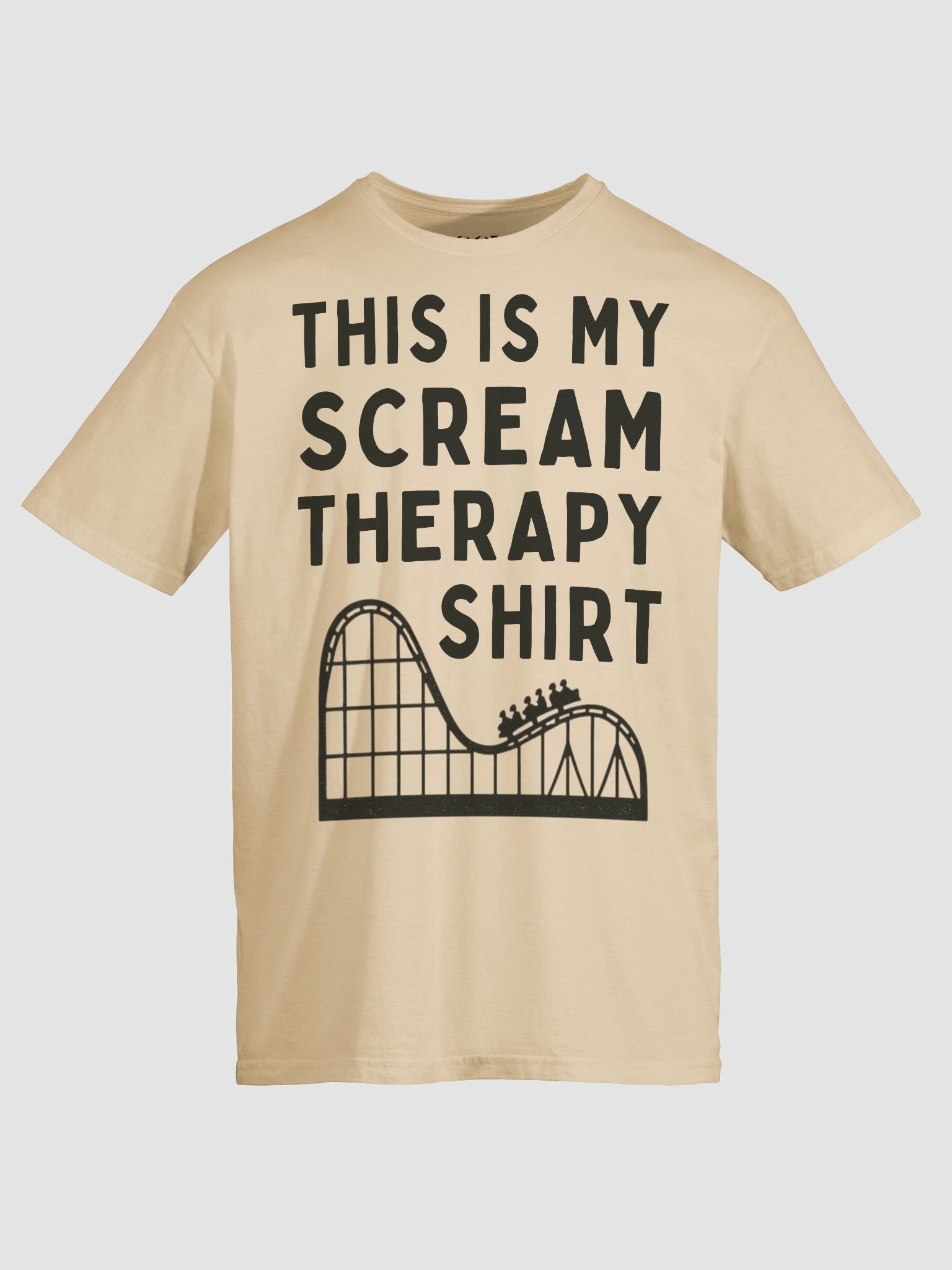 Scream Therapy – Funny Roller Coaster Design for Theme Park Fans product image (5)
