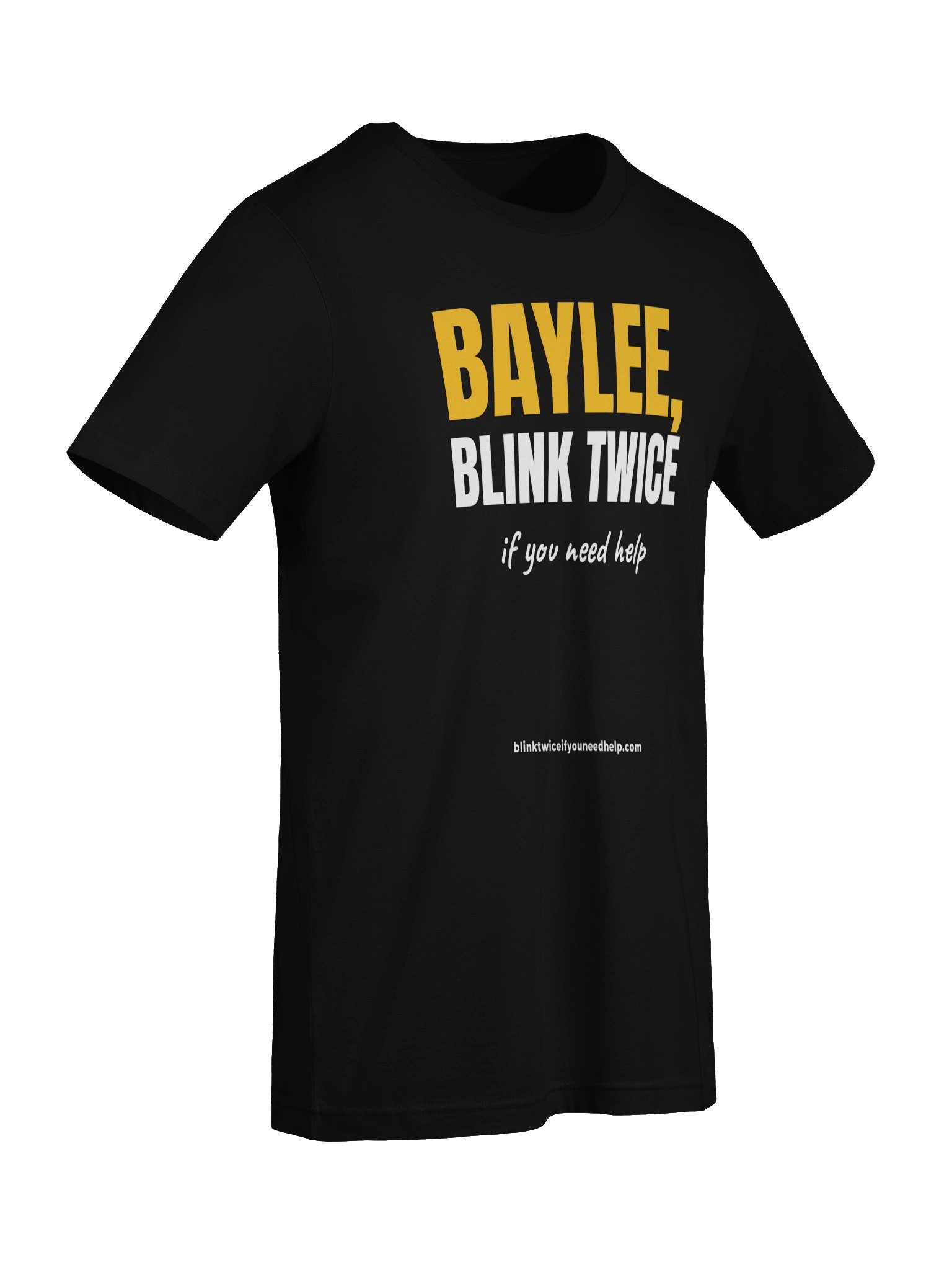 Baylee, Blink Twice If You Need Help Tee product image (7)