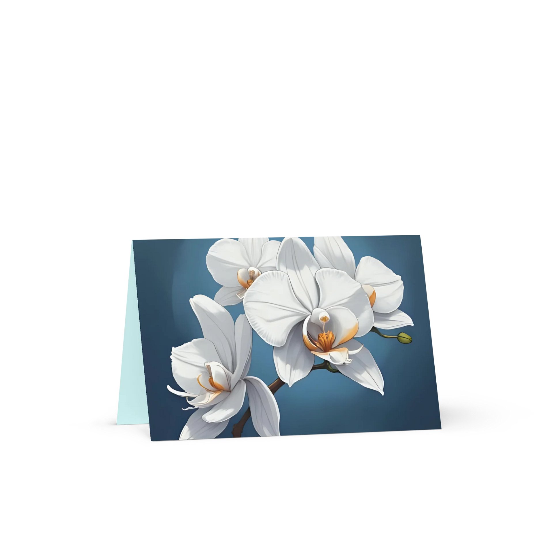 White Orchid Greeting Card product image (1)