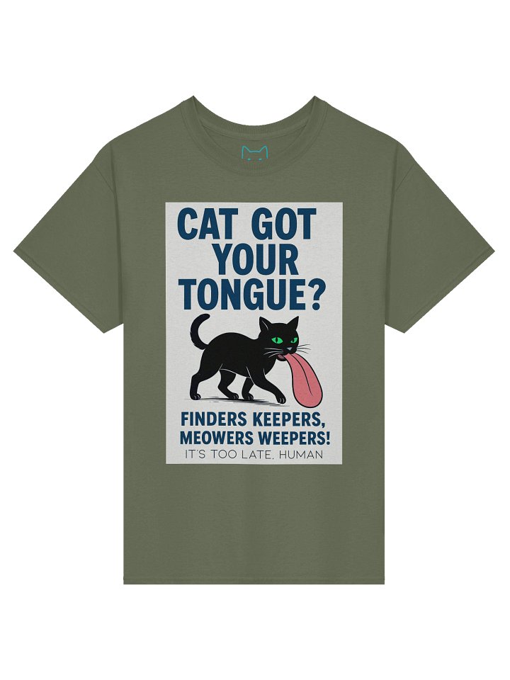 Cat Got Your Tongue? Boxy Fit Unisex T-Shirt product image (25)