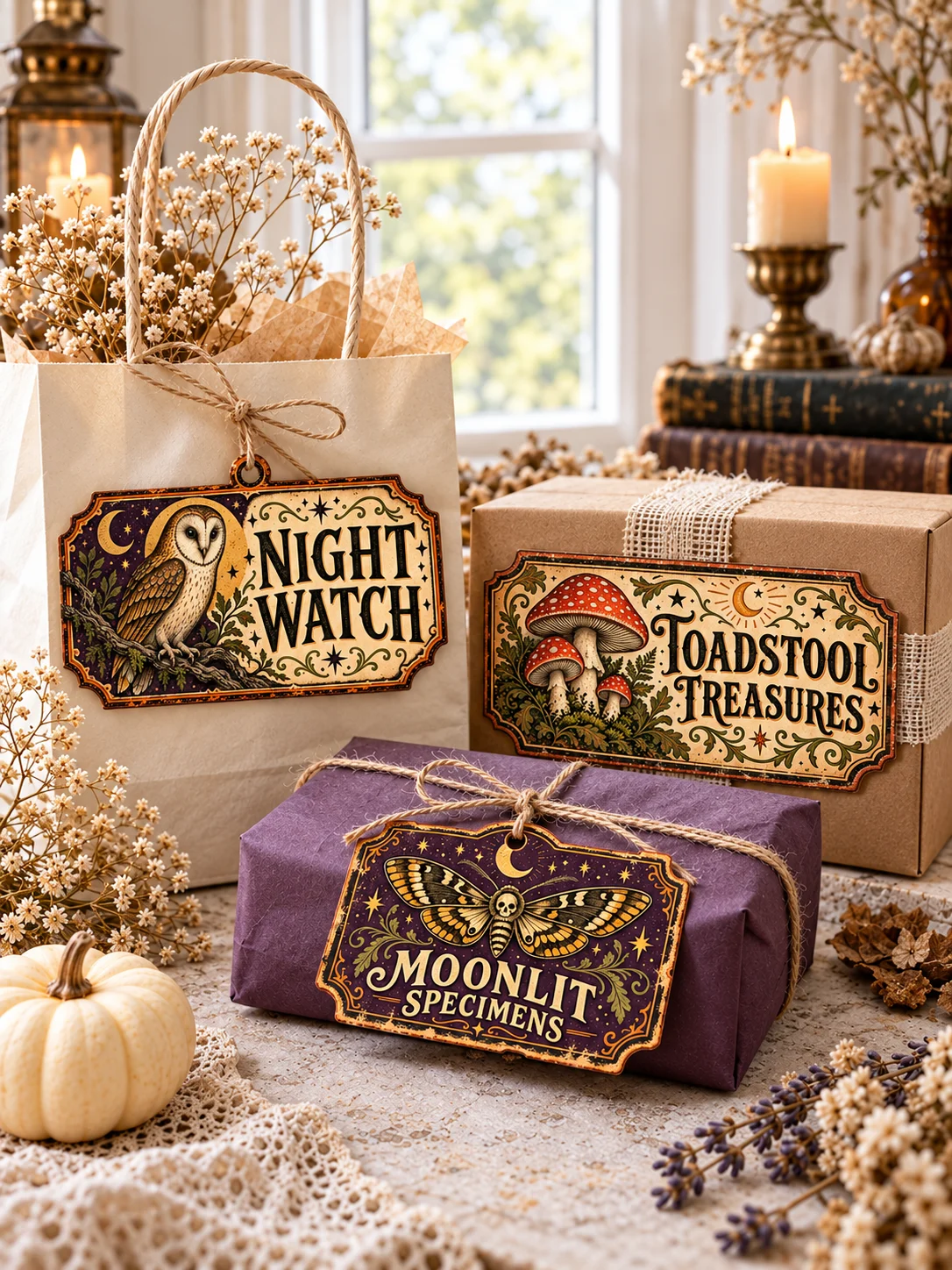 1000 Vintage Halloween Labels, Apothecary Potion Bottle Design, Printable Gift Tags Bundle, Gothic Ephemera Collection, Digital PNG Download product image (10)