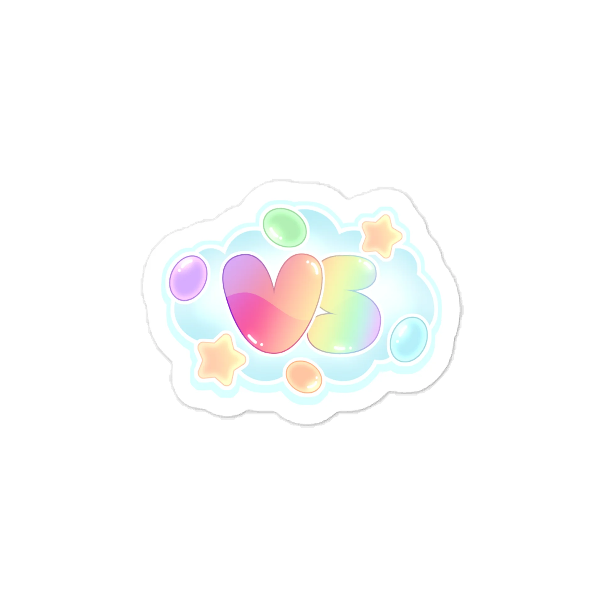 VSmarties Mini Logo Sticker product image (1)