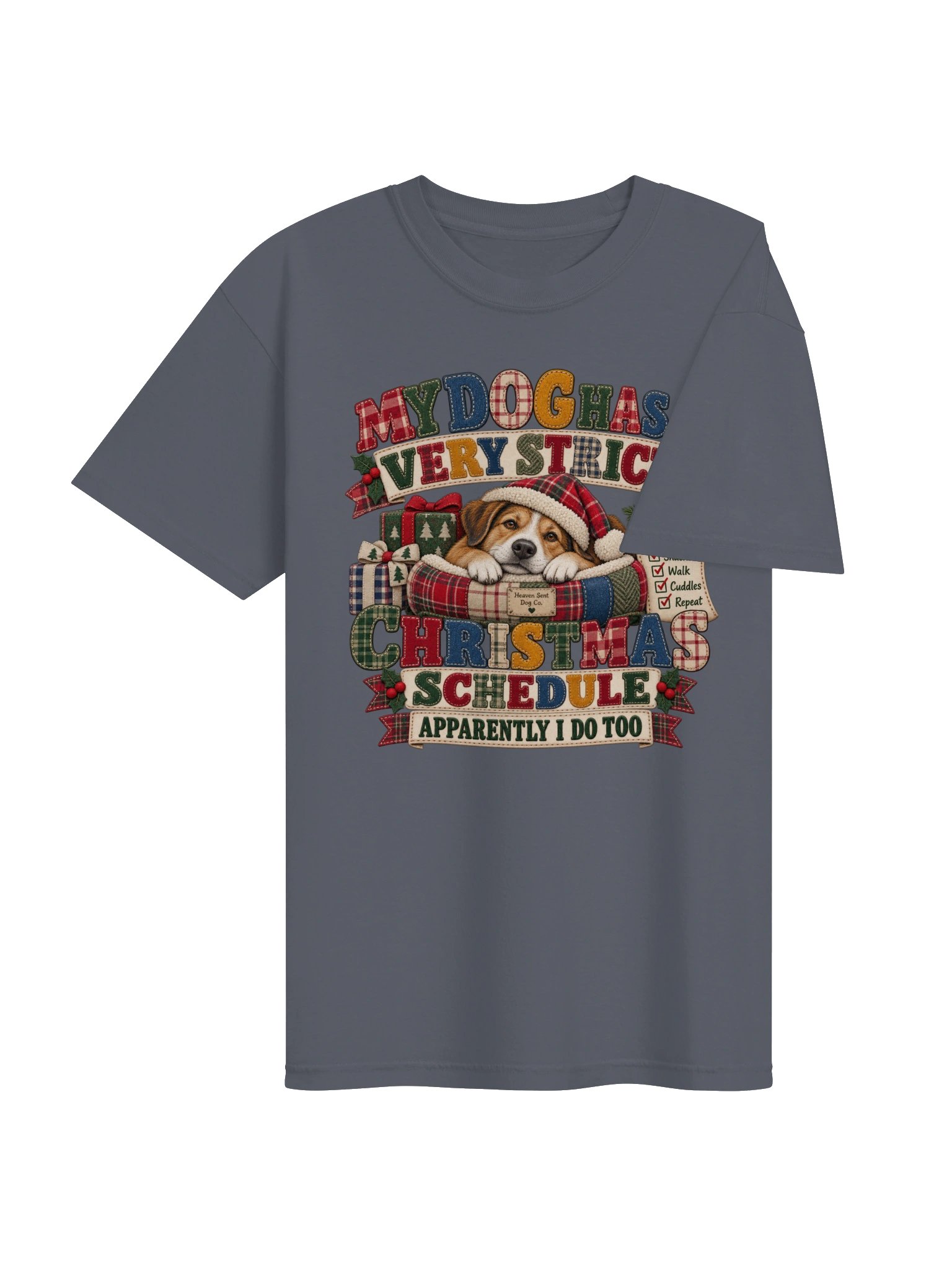 My Dog Has a Very Strict Christmas Schedule | Dog Christmas T-Shirt product image (6)