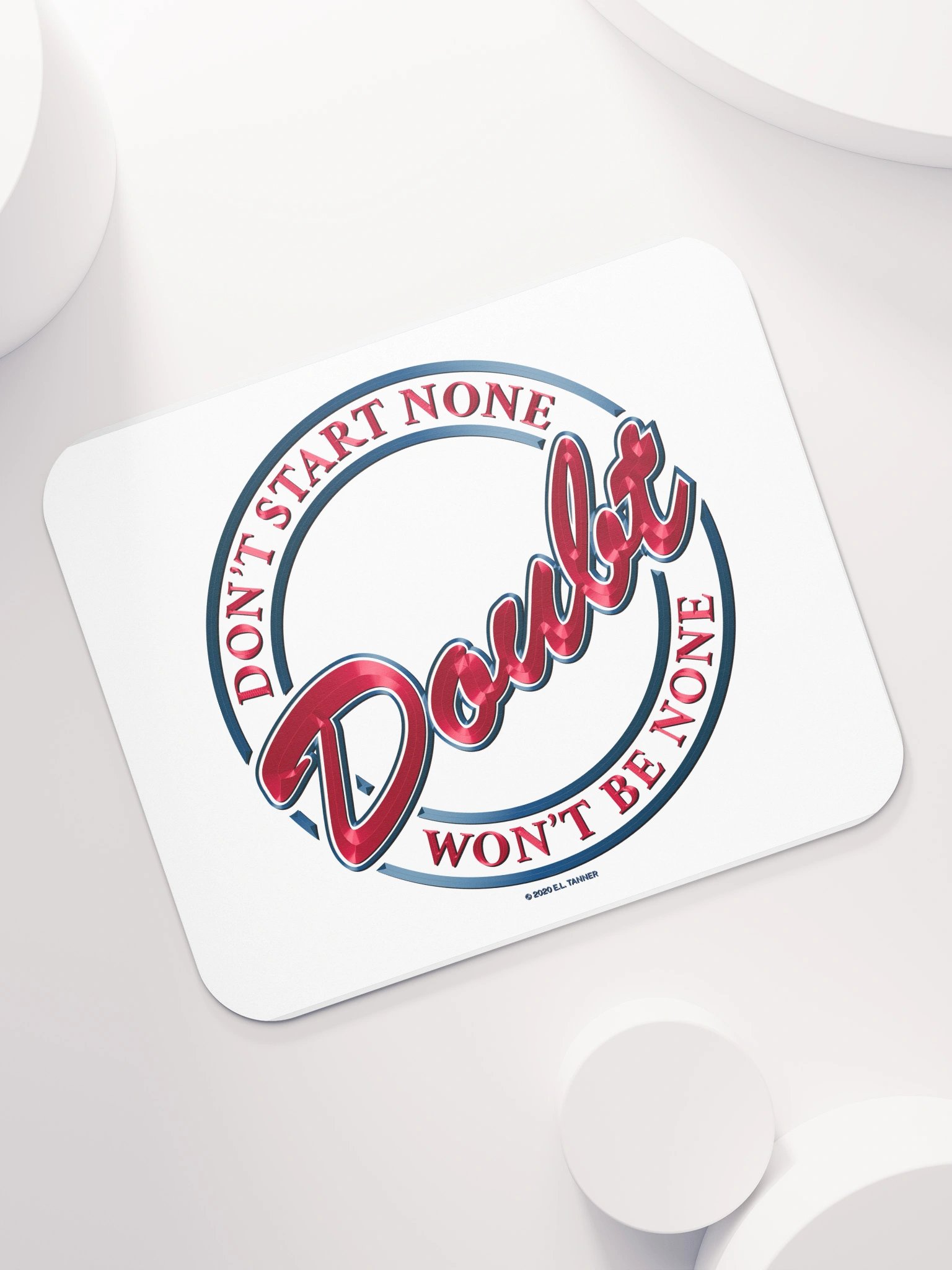Doubt V1, Red Mouse Pad BV product image (7)